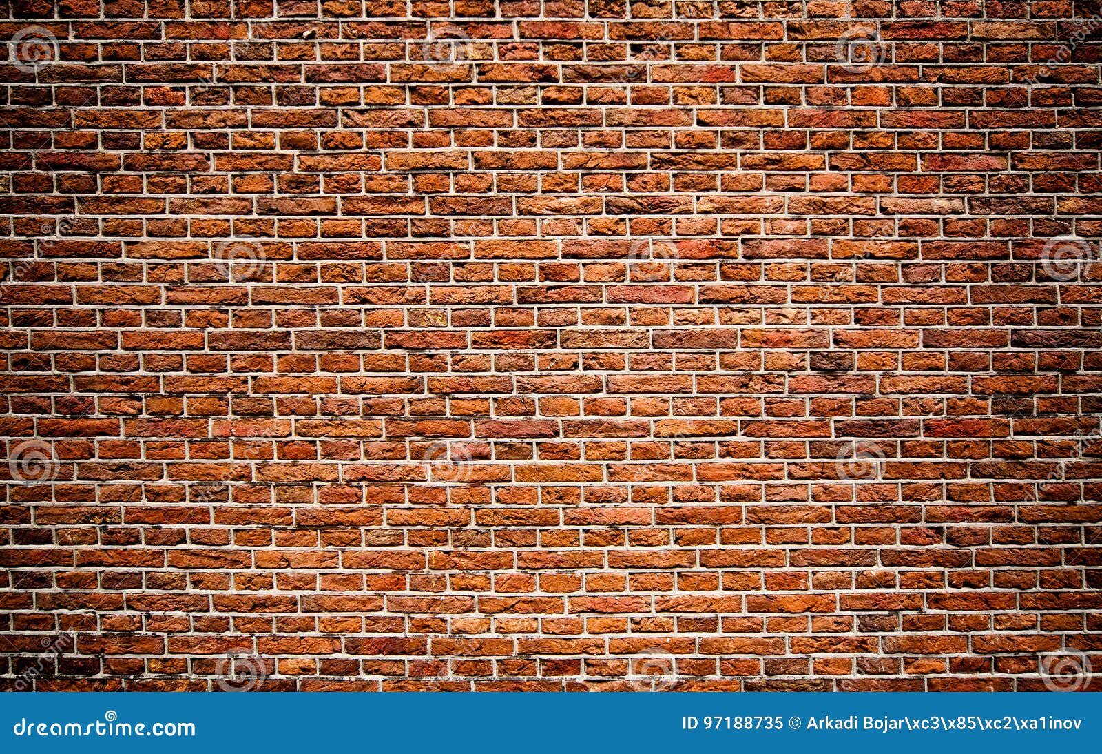 red bricks wall texture