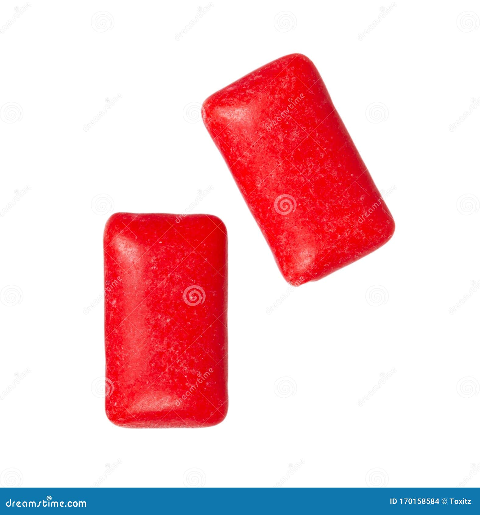Red Gum. on White Background Stock Photo - Image of unpacked, fruit: 170158584