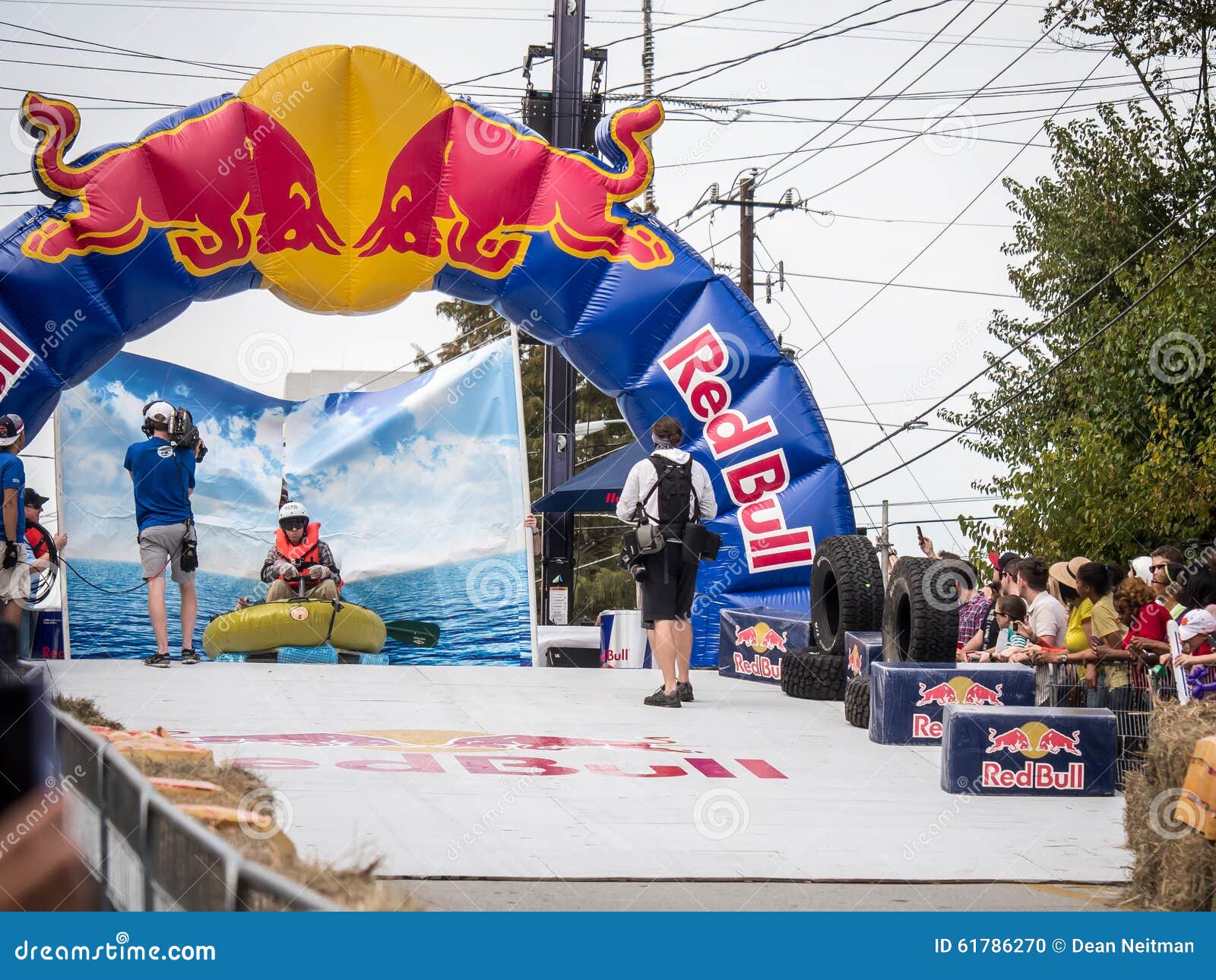 Red Bull Raft image. Image of - 61786270