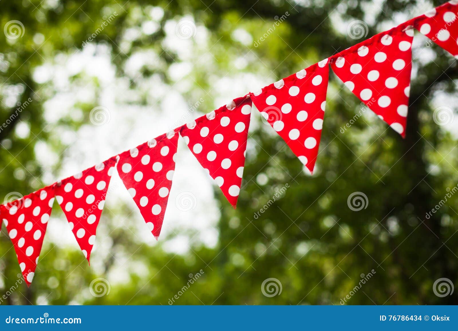 Red bunting flags stock photo. Image of abstract, flap 76786434