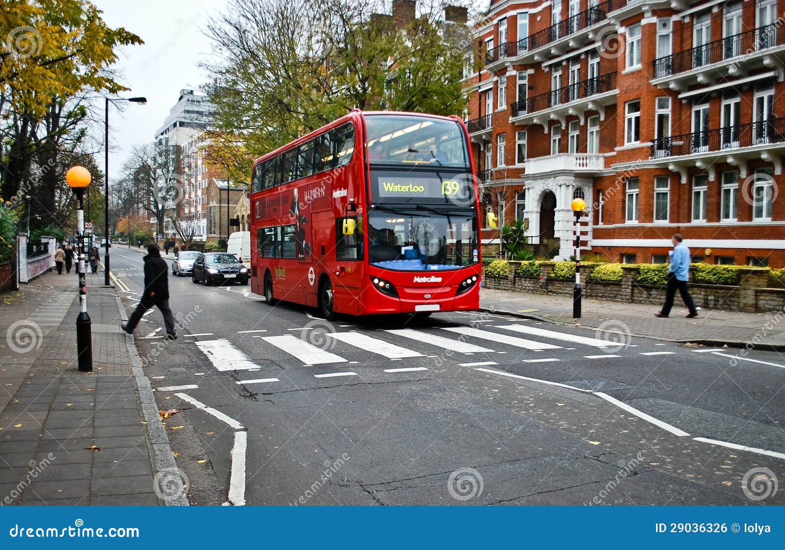 Red bus Road editorial photo. Image of roll -