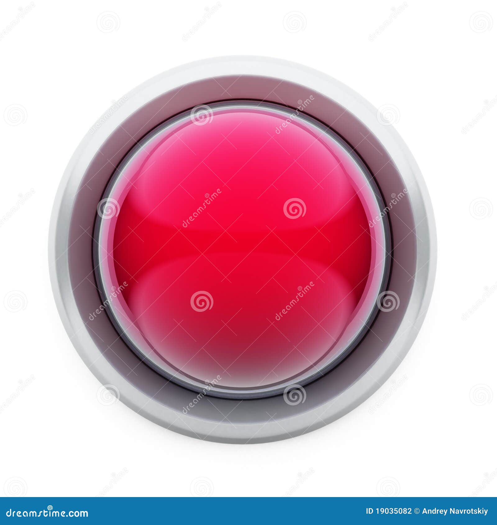 Red emergency button - PSDgraphics