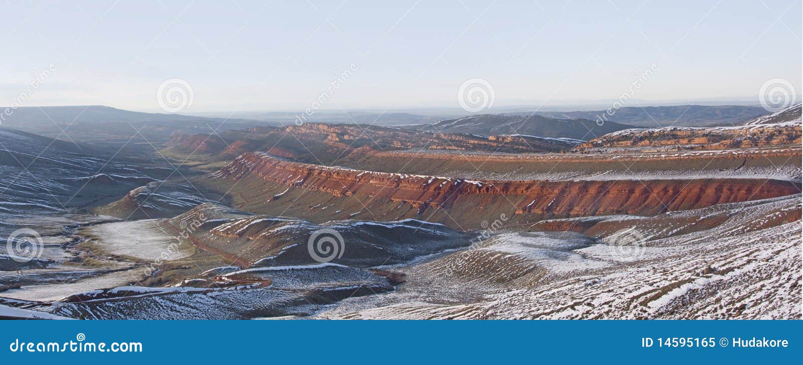 red canyon, wyoming panorama
