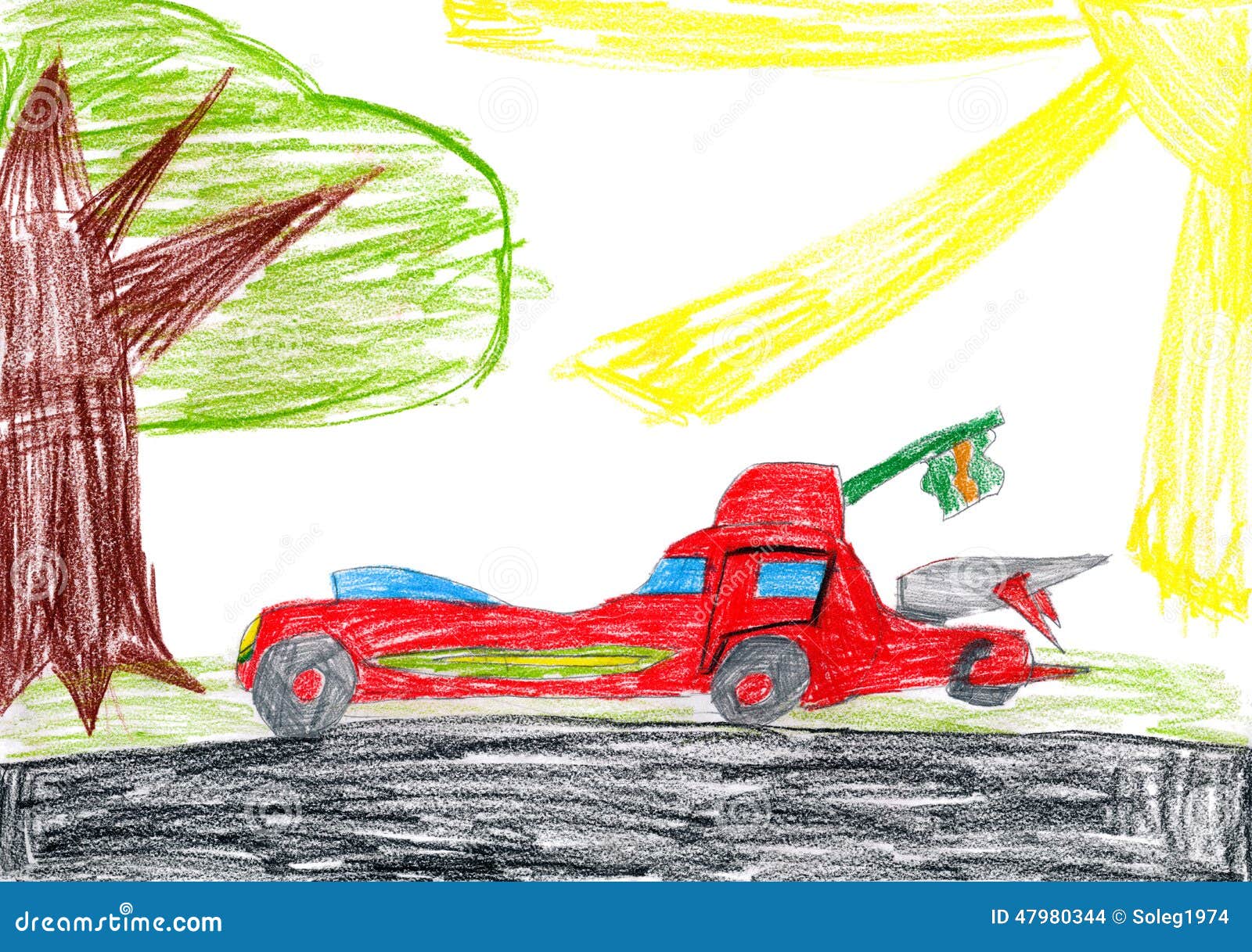 Cars Drawings In Pencil For Kids