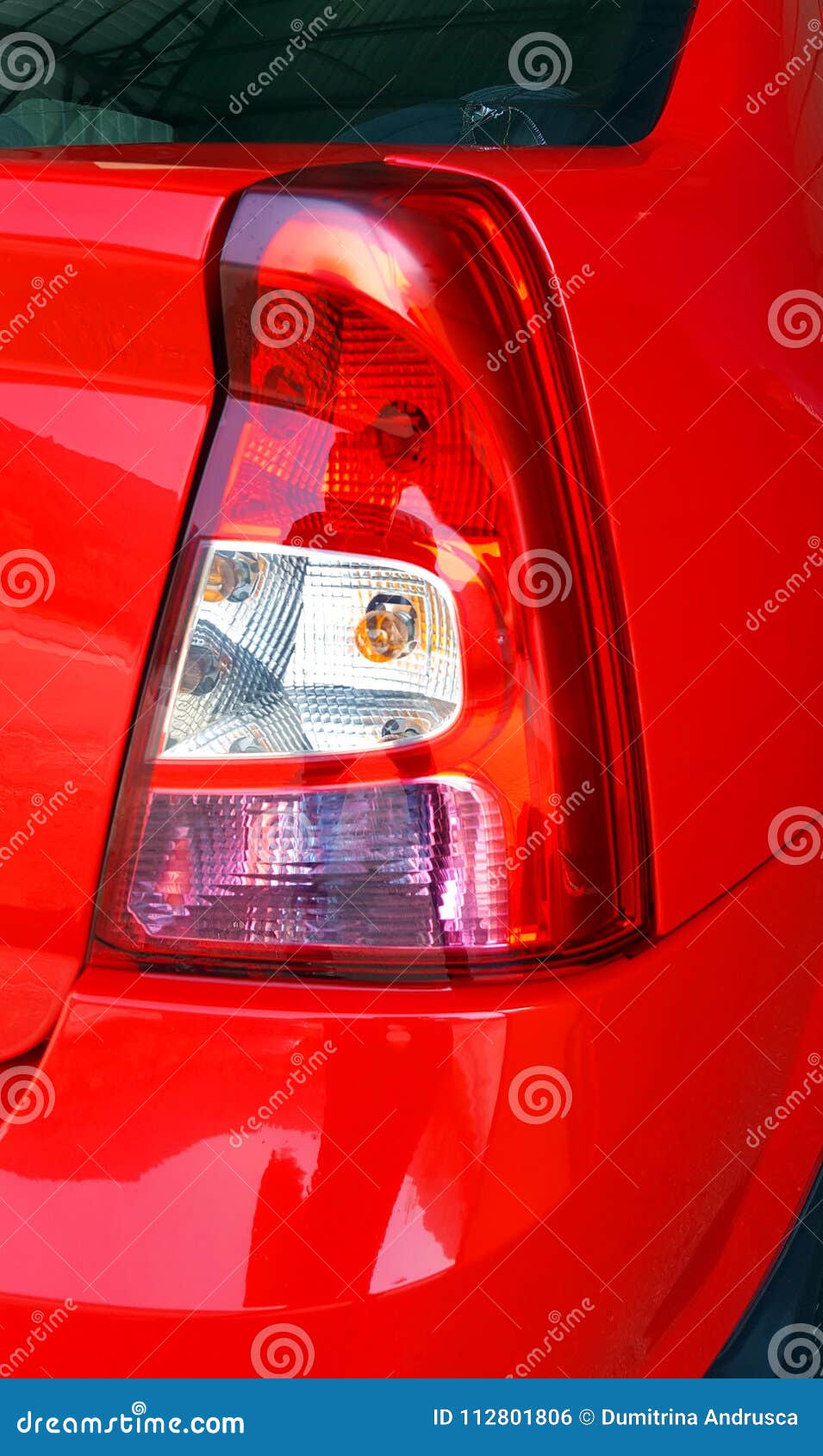 Red car light stock photo. Image of light, fast, asphalt 112801806