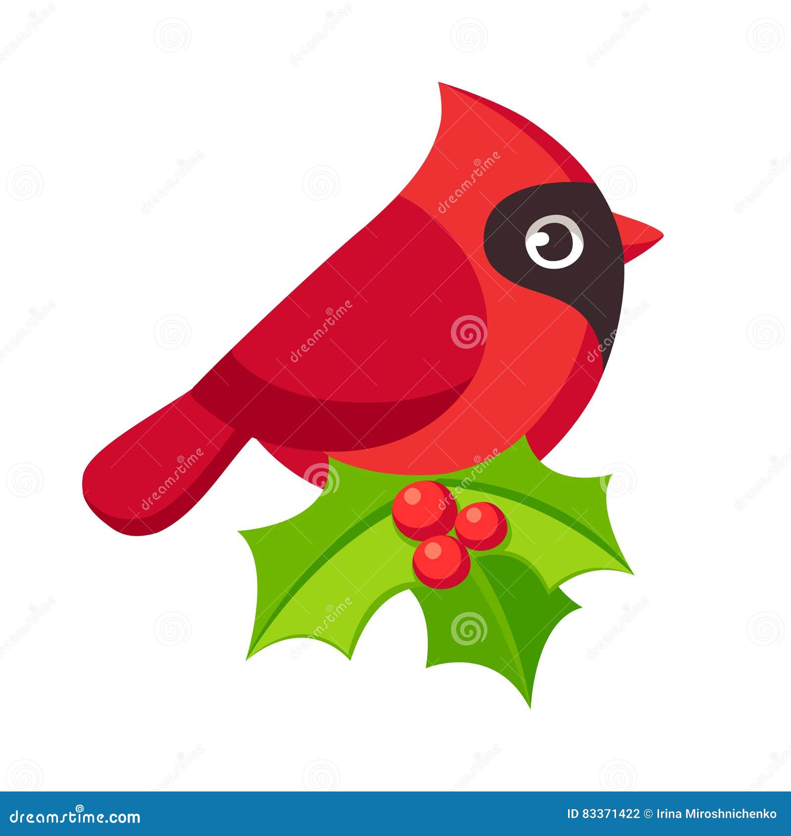 Red Cardinal Bird Stock Vector Illustration Of Design