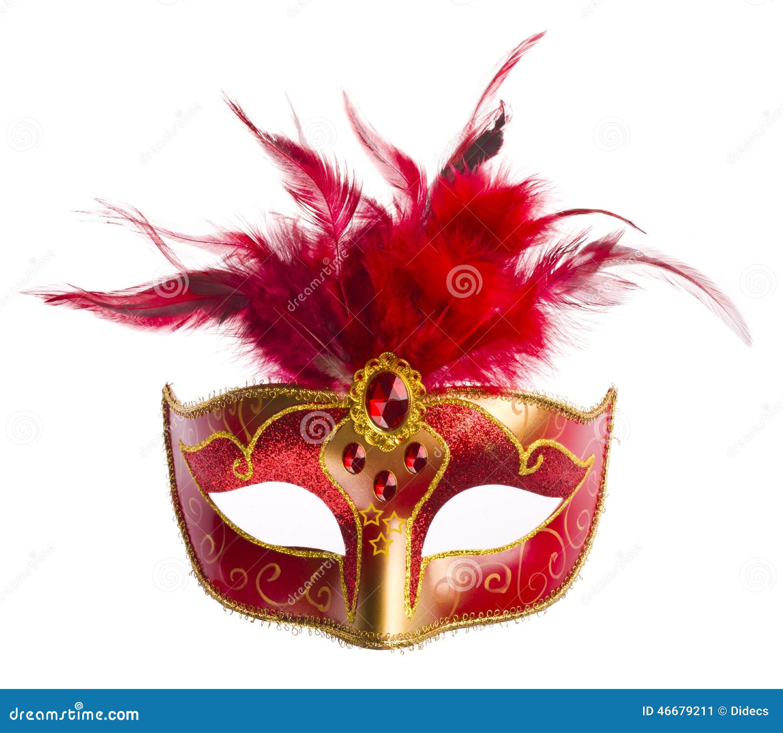 Nunca es tarde para celebrar — Privado Red-carnival-mask-feathers-isolated-white-46679211