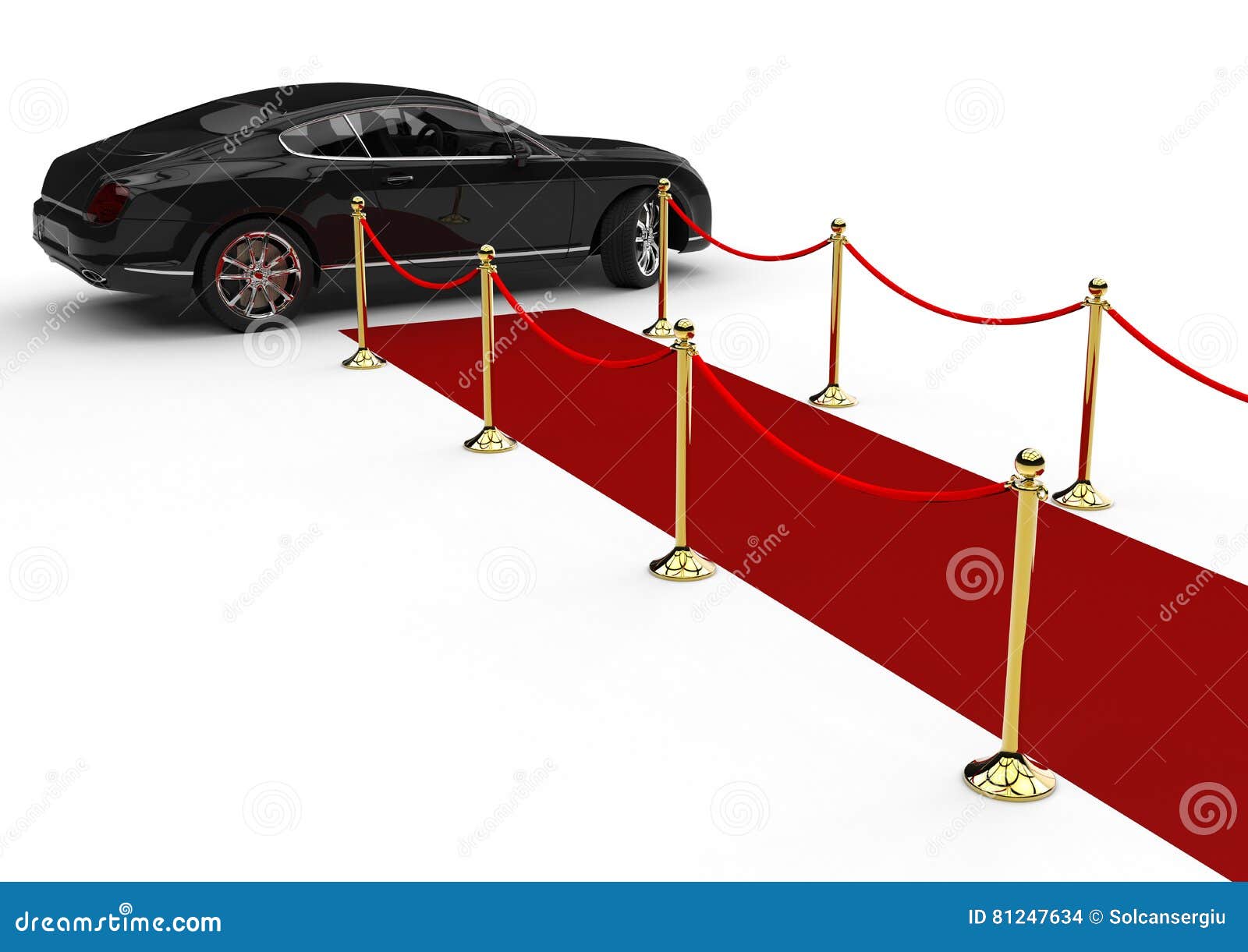 Red carpet car stock illustration. Illustration of vehicle 81247634