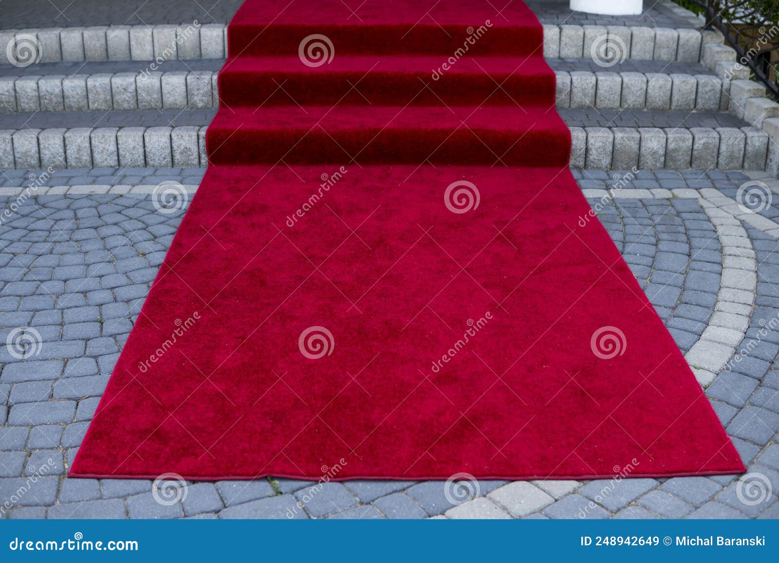 Red carpet stock image. Image of outside, walk, carpet 248942649