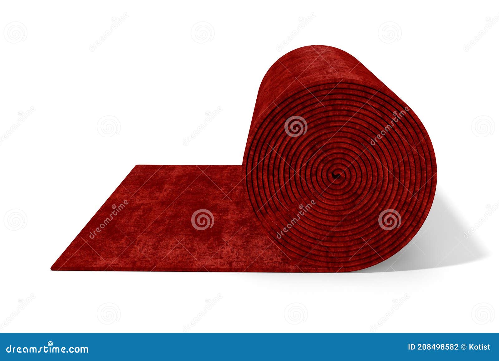 Red carpet rolling stock illustration. Illustration of entrance 208498582