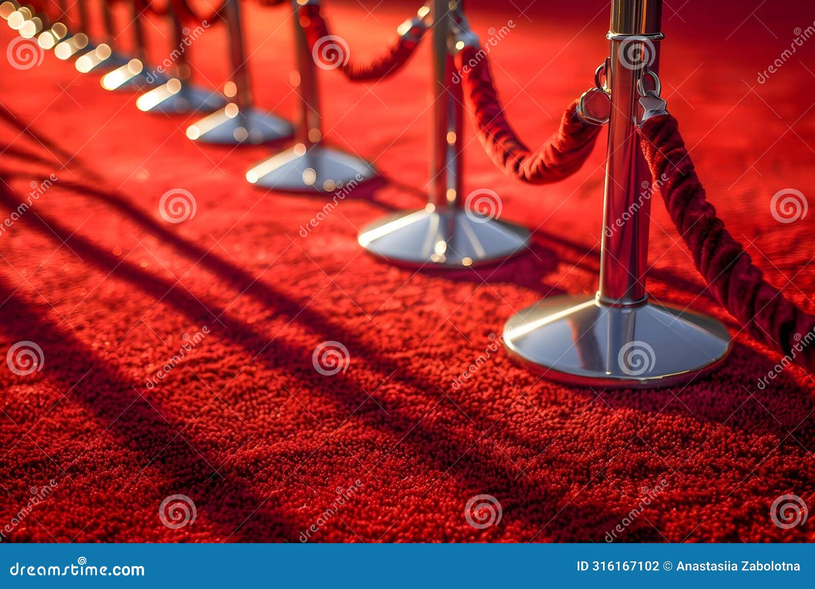 concept red carpet, velvet rope, red carpet and velvet rope for vip events and glamorous occasions