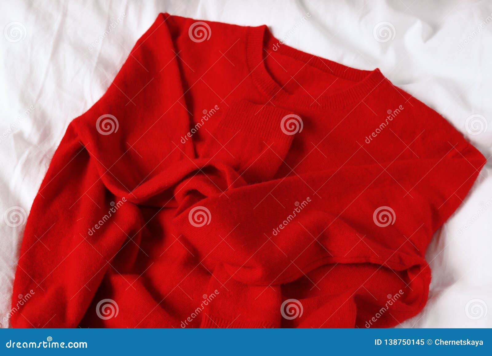 Red cashmere sweater stock image. Image of knitted, color - 138750145