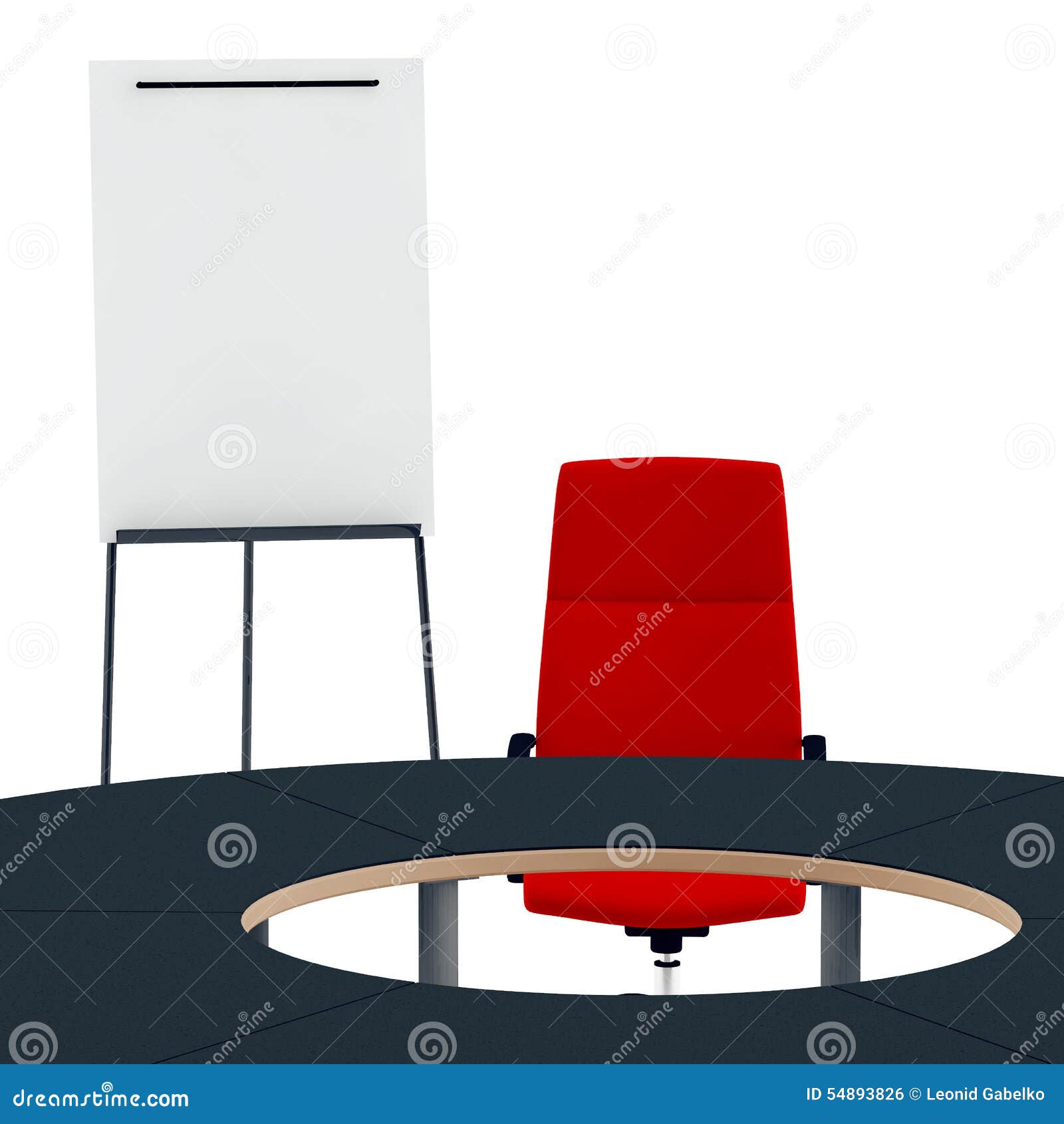 Red Chair Stock Illustration Illustration Of Arrangement