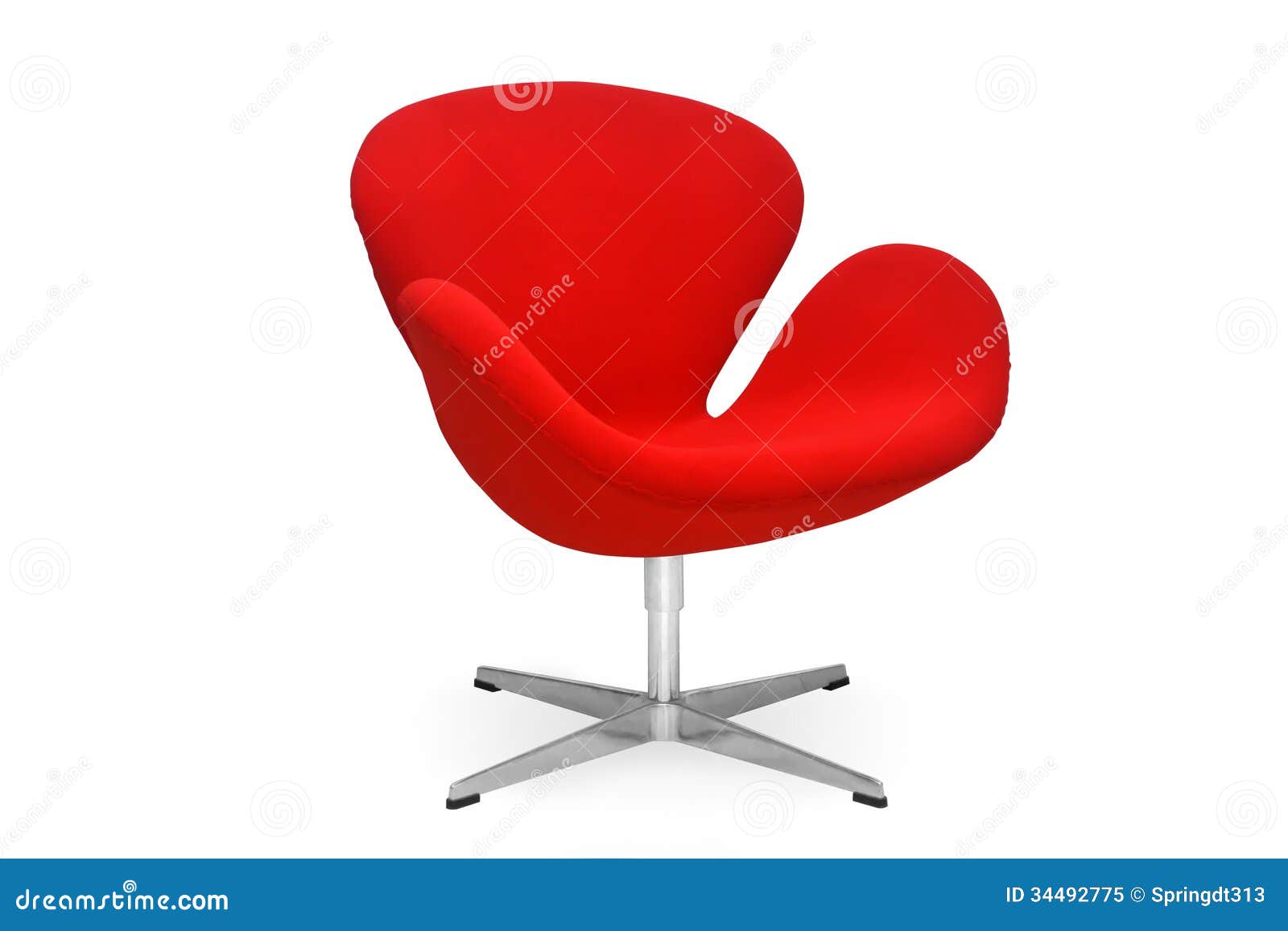 Red Chair Stock Image Image Of Chair Decoration Seat 34492775