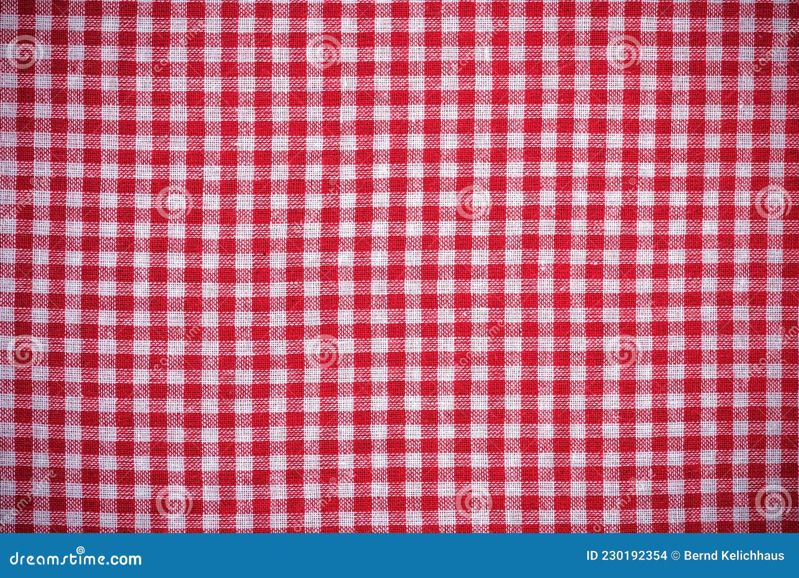 Red Checkered Kitchen Linen Stock Photo Image of fabric, striped 230192354