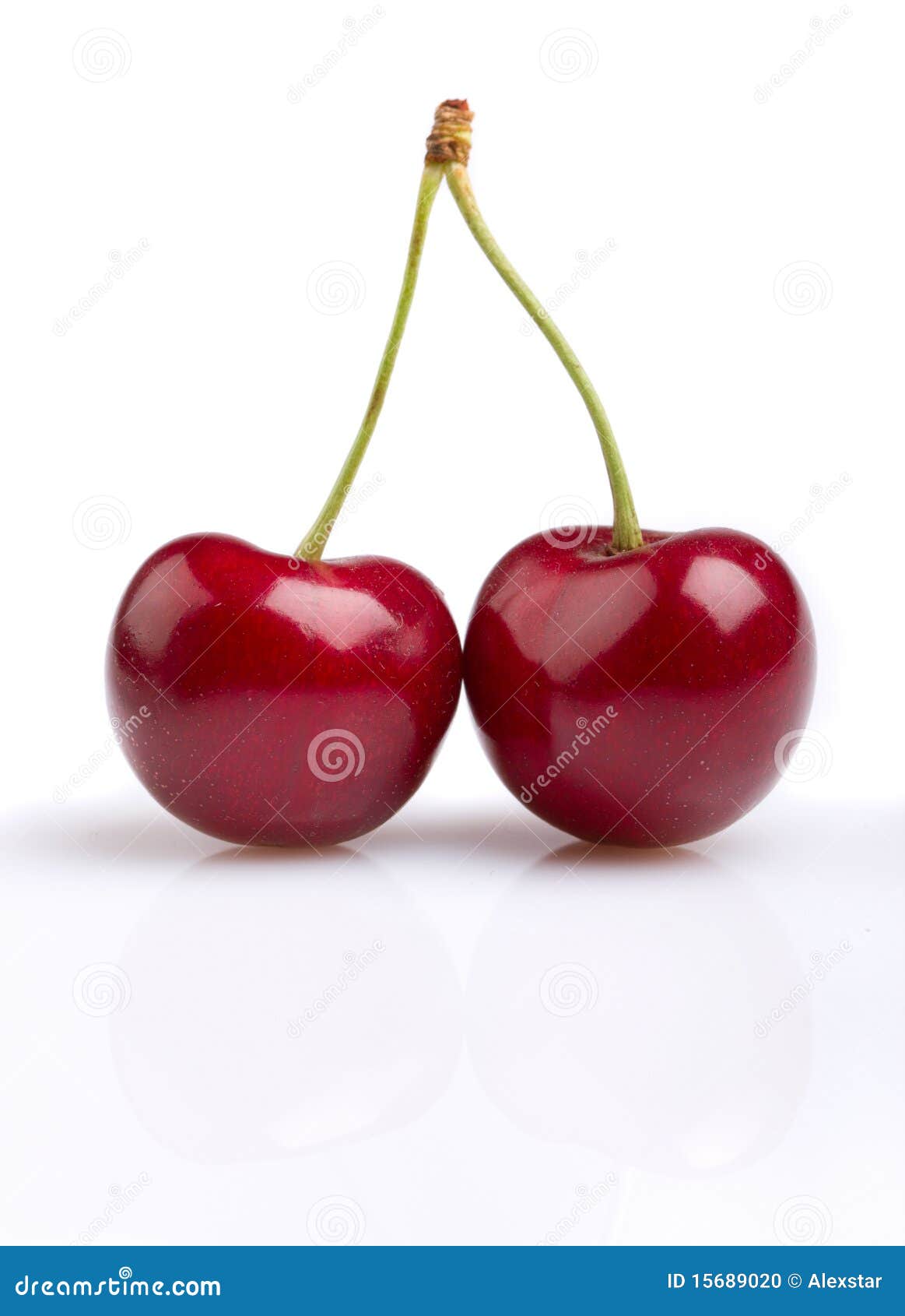 Red cherries stock photo. Image of fresh, reflecting - 15689020
