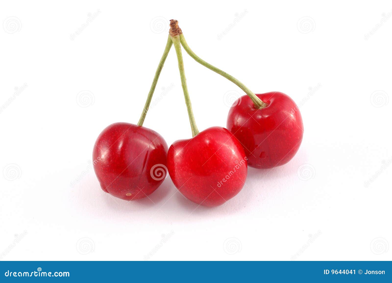 Red cherry stock image. Image of ripe, nature, brightly - 9644041