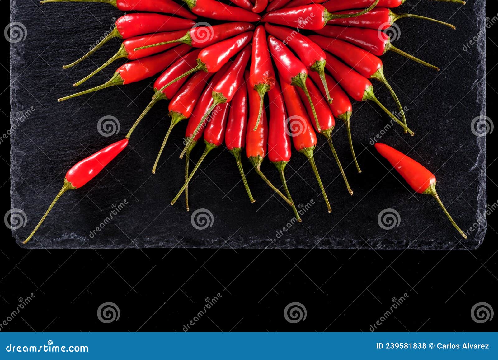 Red Chili Peppers Decorative Circle and Plate Stock Photo Image of