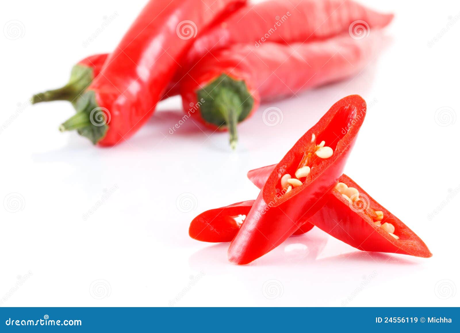 Red chili slices stock image. Image of cayenne, fruit 24556119