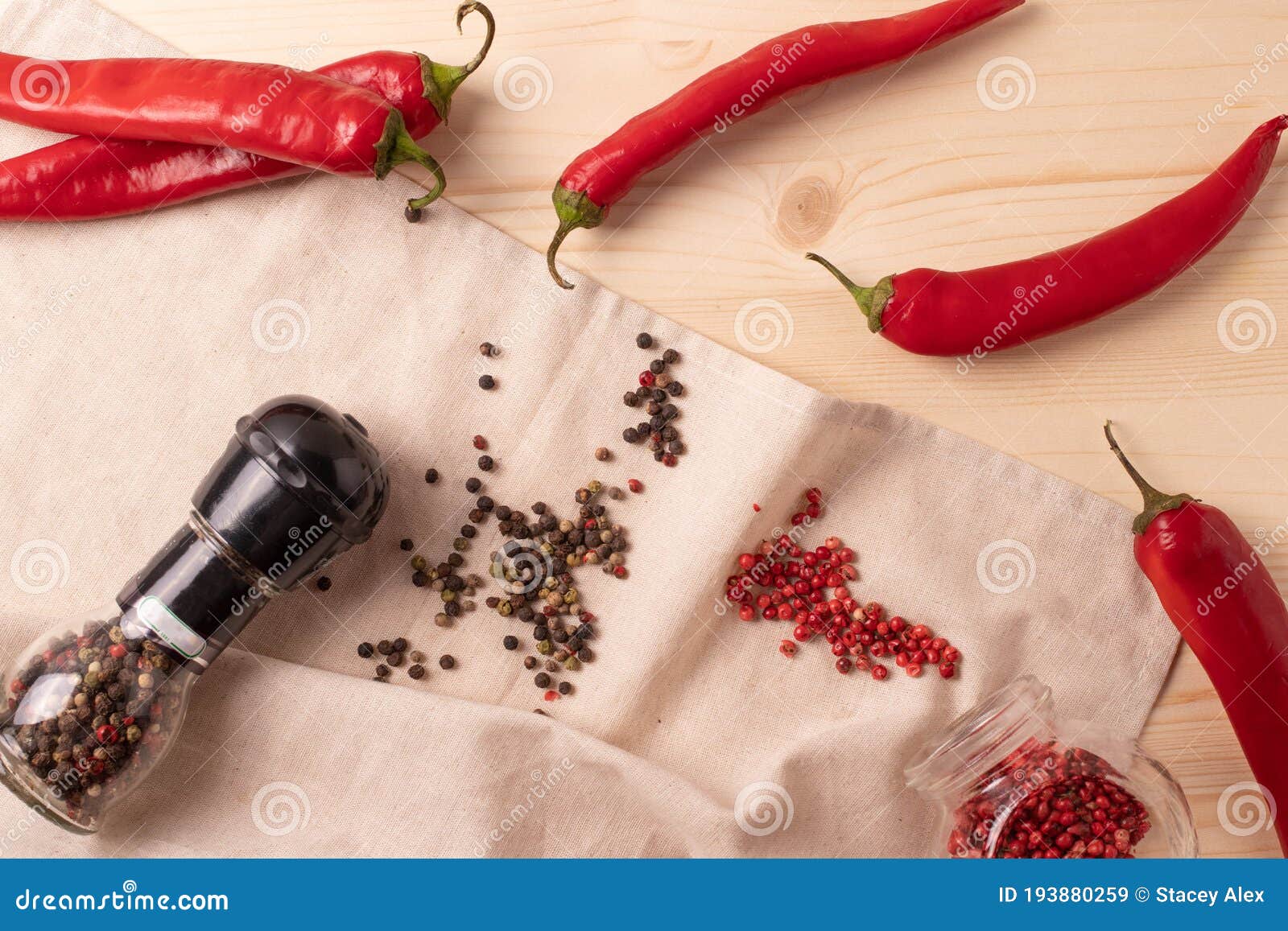 Red Chili Spicy Pepper on Rustic Surface Stock Image Image of chilly