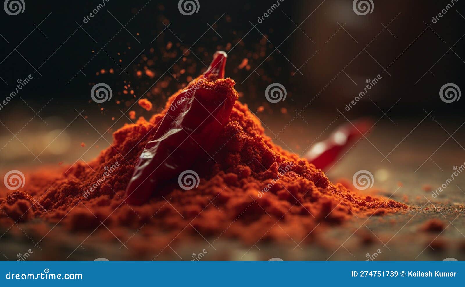 Red Chilli Powder stock image. Image of flavor, ingredient 274751739