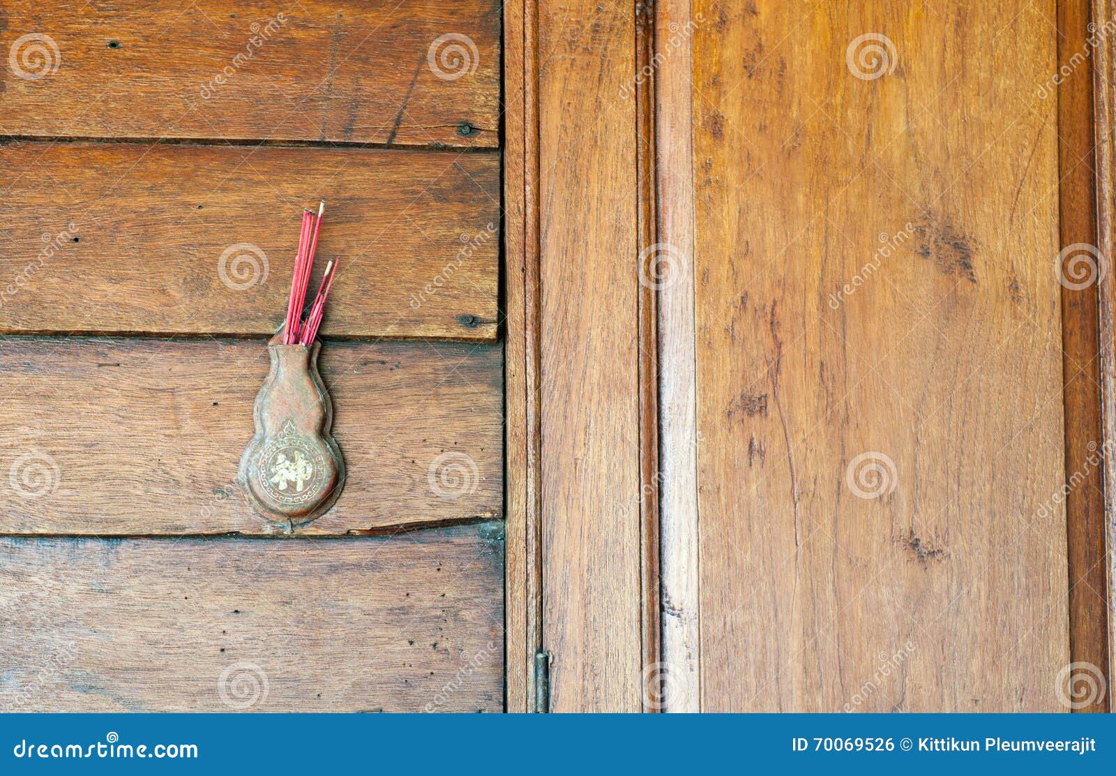 Red Chinese Incense Front of the House Stock Photo Image of home, aromatic 70069526