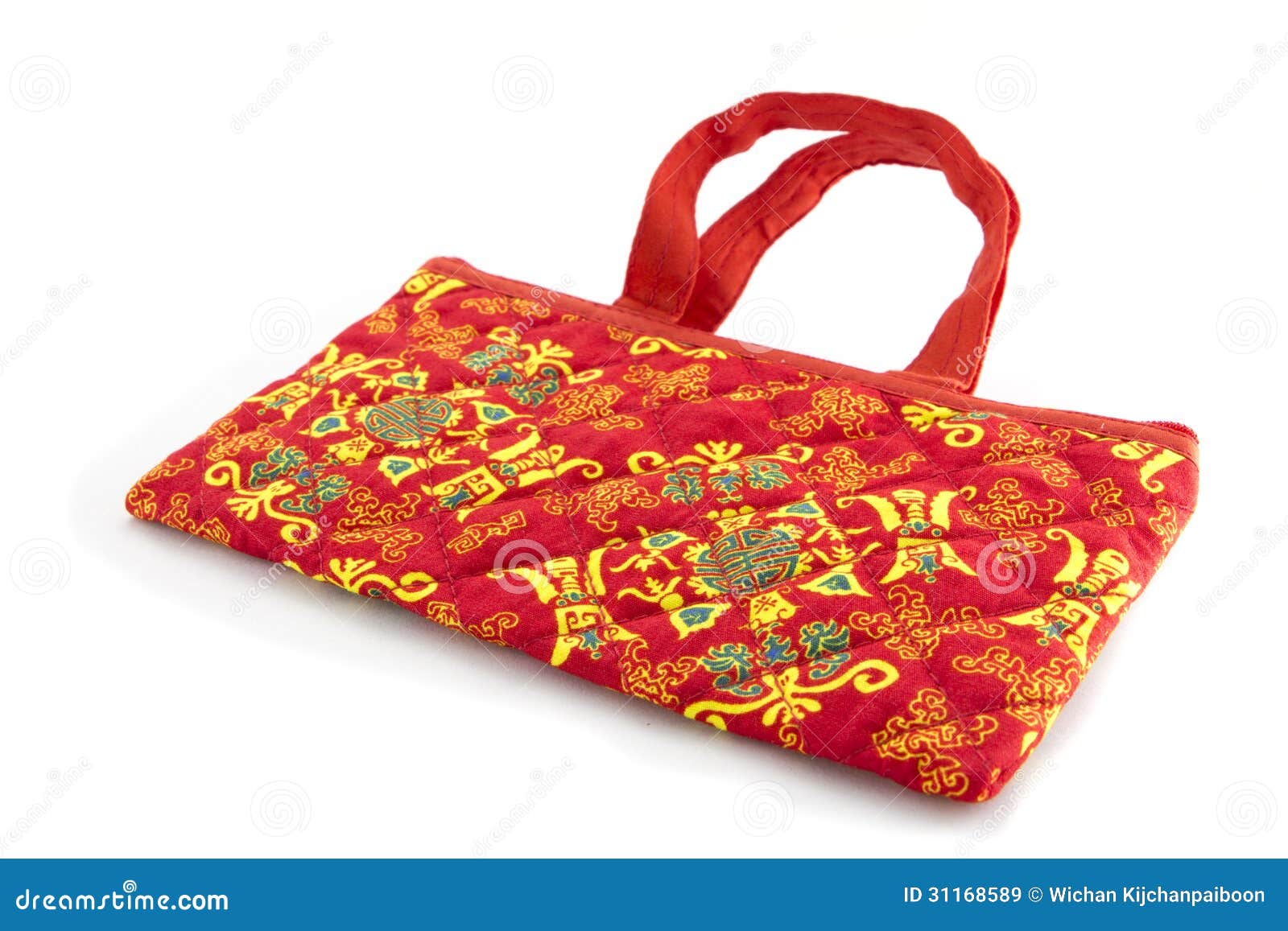 Red Chinese wallet style stock image. Image of shopping 31168589
