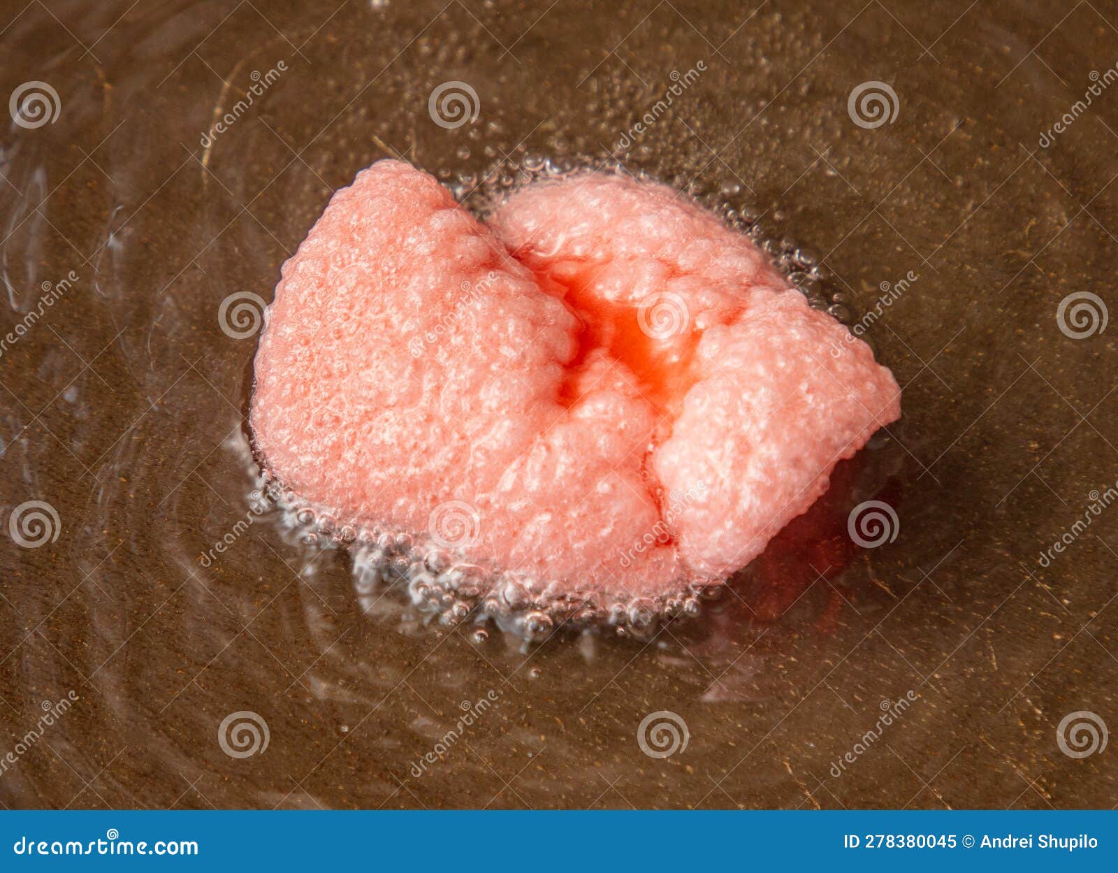 Red Chips are Fried in Oil in a Frying Pan Stock Image Image of fresh