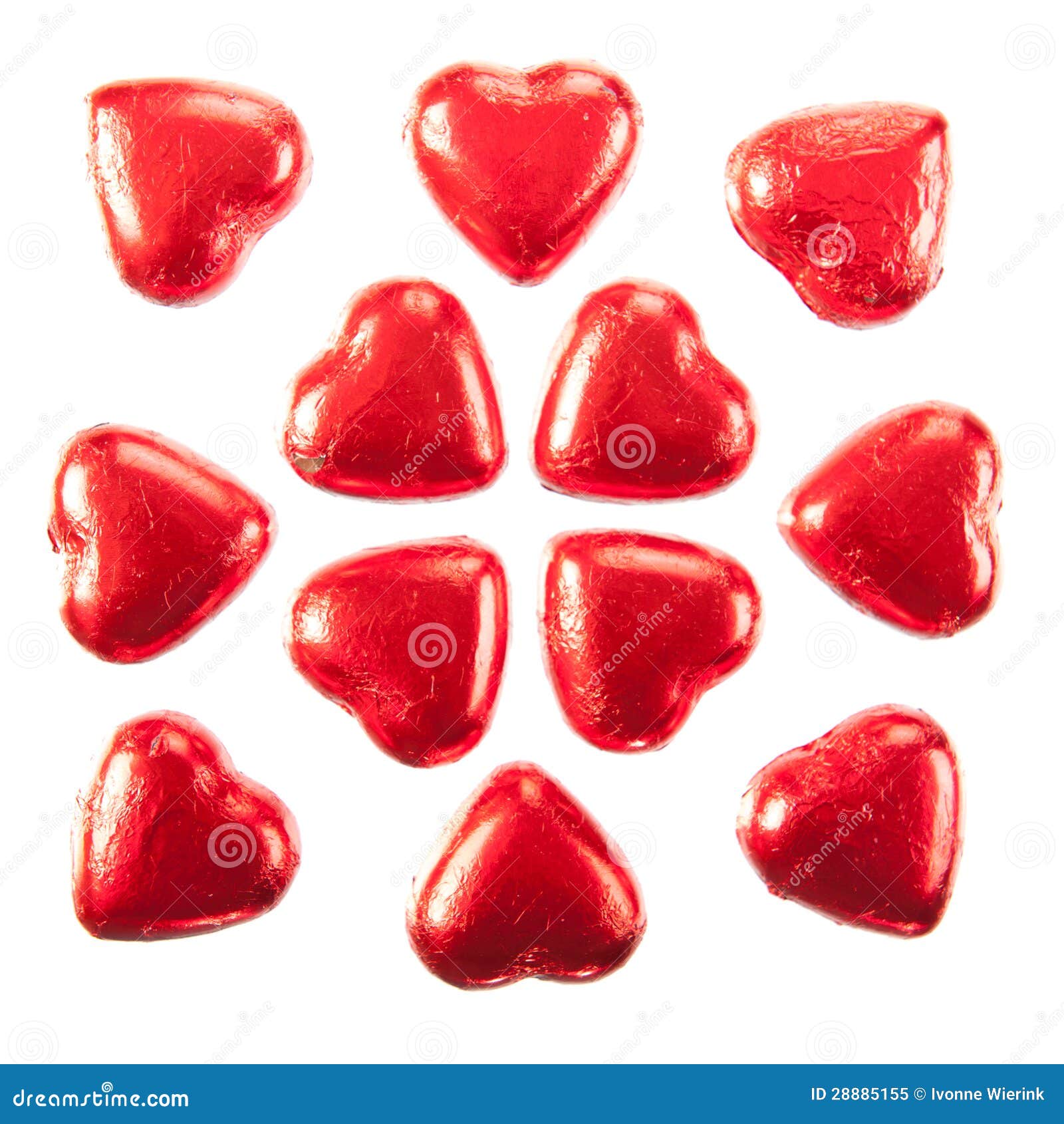 Red chocolate hearts stock image. Image of chocolate 28885155