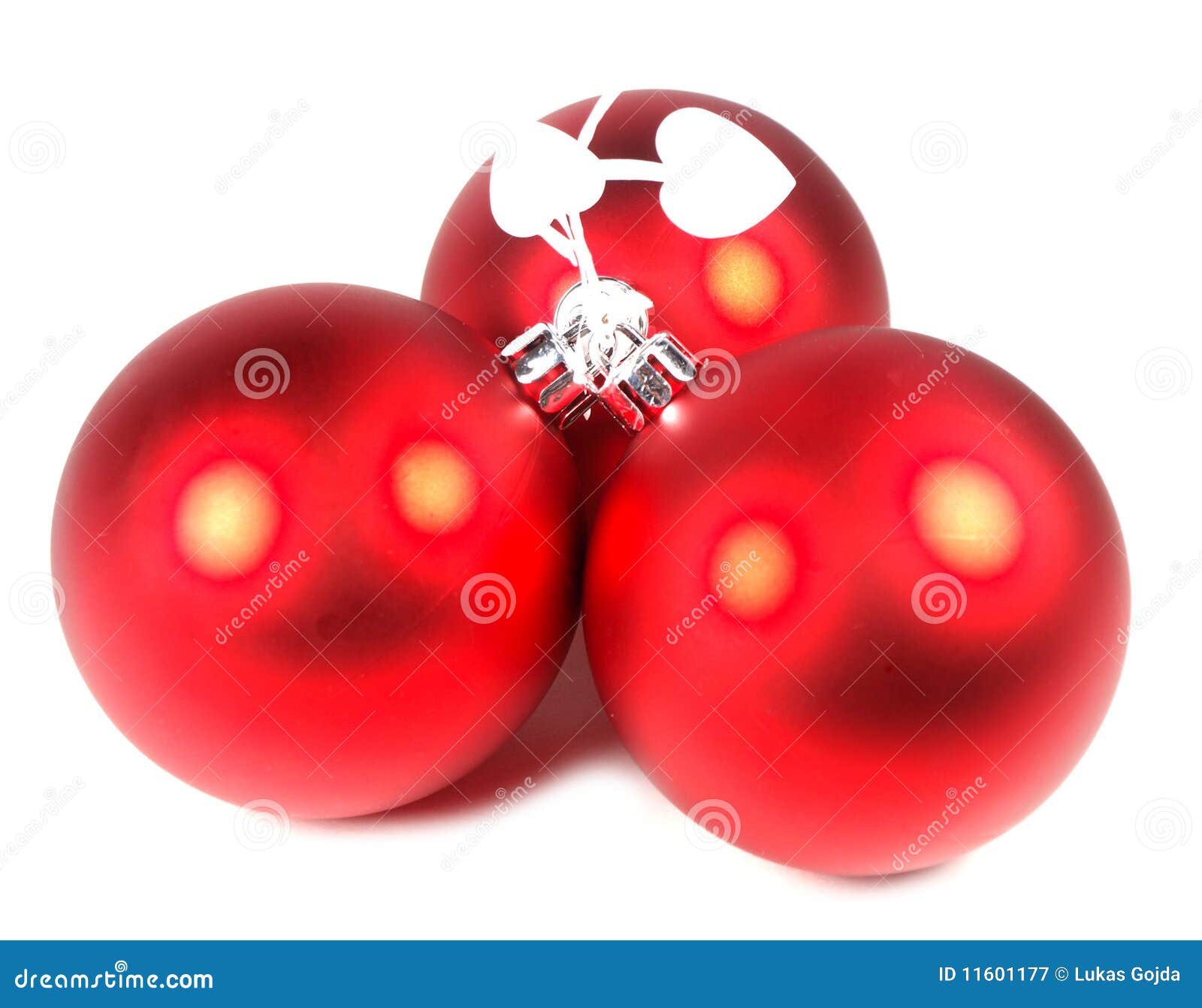 Red Christmas balls stock image. Image of christmas, shiny 11601177