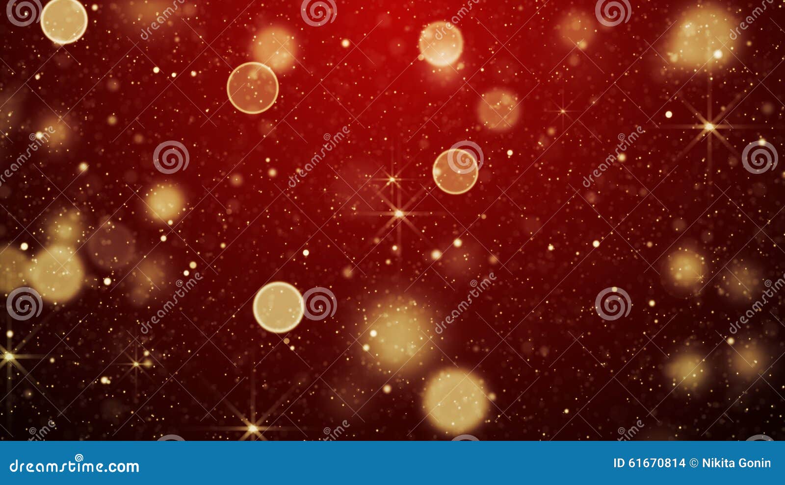 Red Christmas Lights and Stars Abstract Background Stock Illustration Illustration of festival