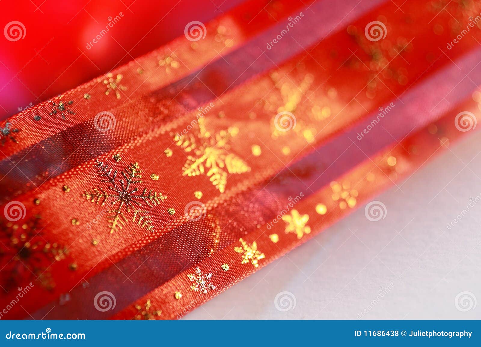 Red Christmas ribbon stock photo. Image of celebrate 11686438