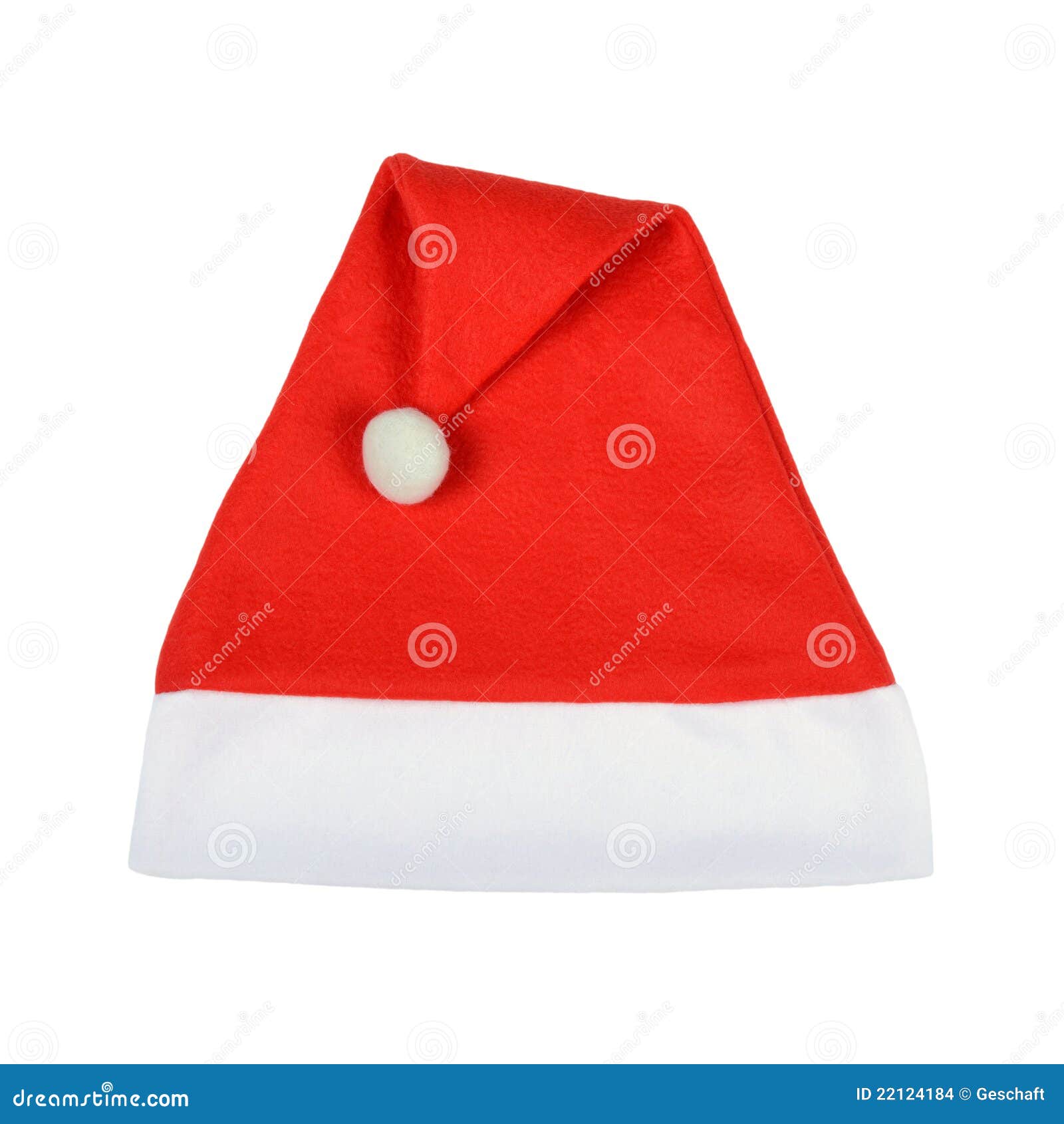 Red Christmas Santa Claus Hat Stock Photo Image of fabric, seasonal