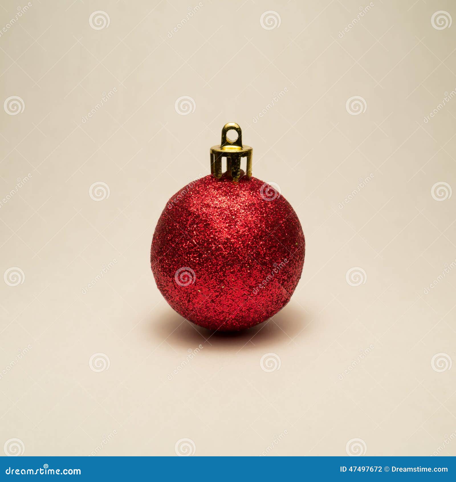 red christmas sphere