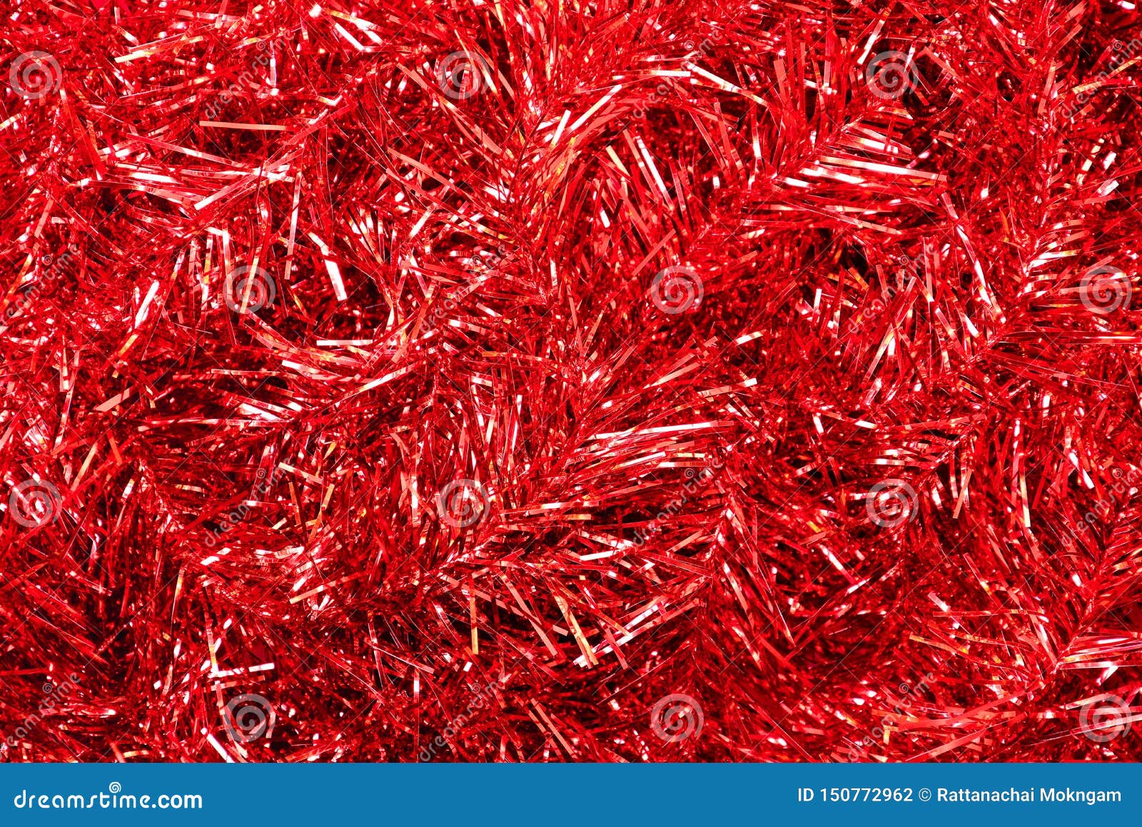 Red Tinsel Texture, Background Stock Image | CartoonDealer.com #166102957