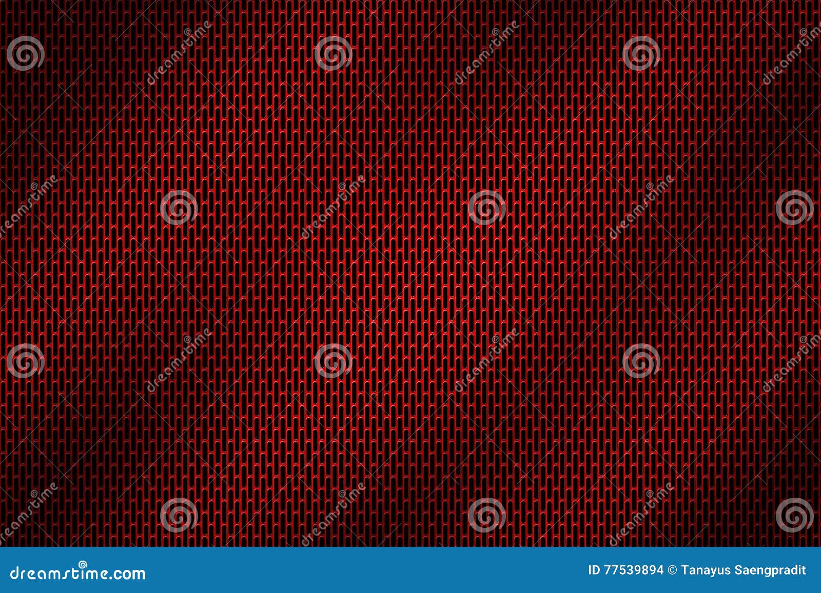 Red Chrome Grille. Metal Background. Stock Illustration Illustration