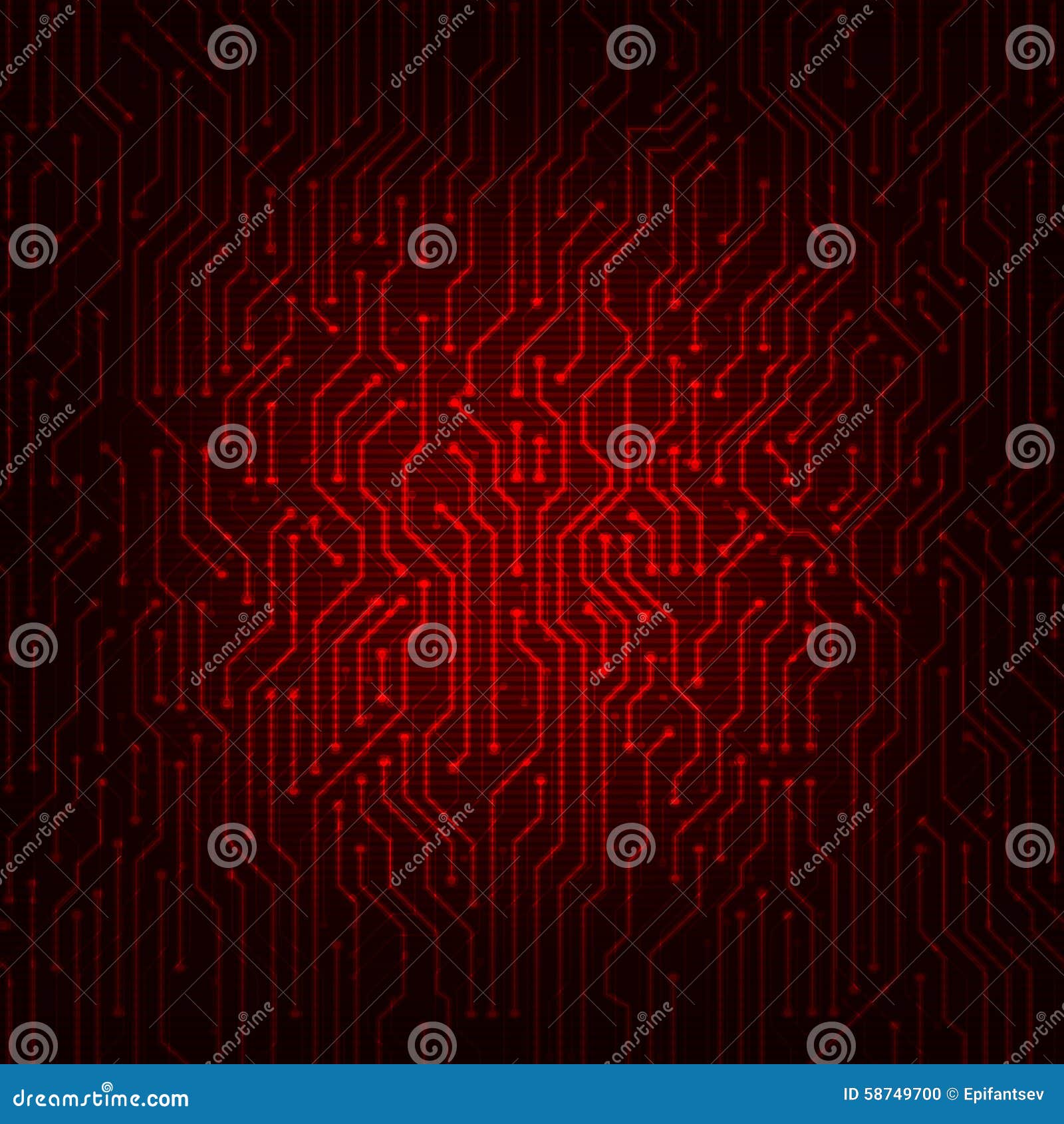 red circuit board abstract vector background stock vector red circuit background