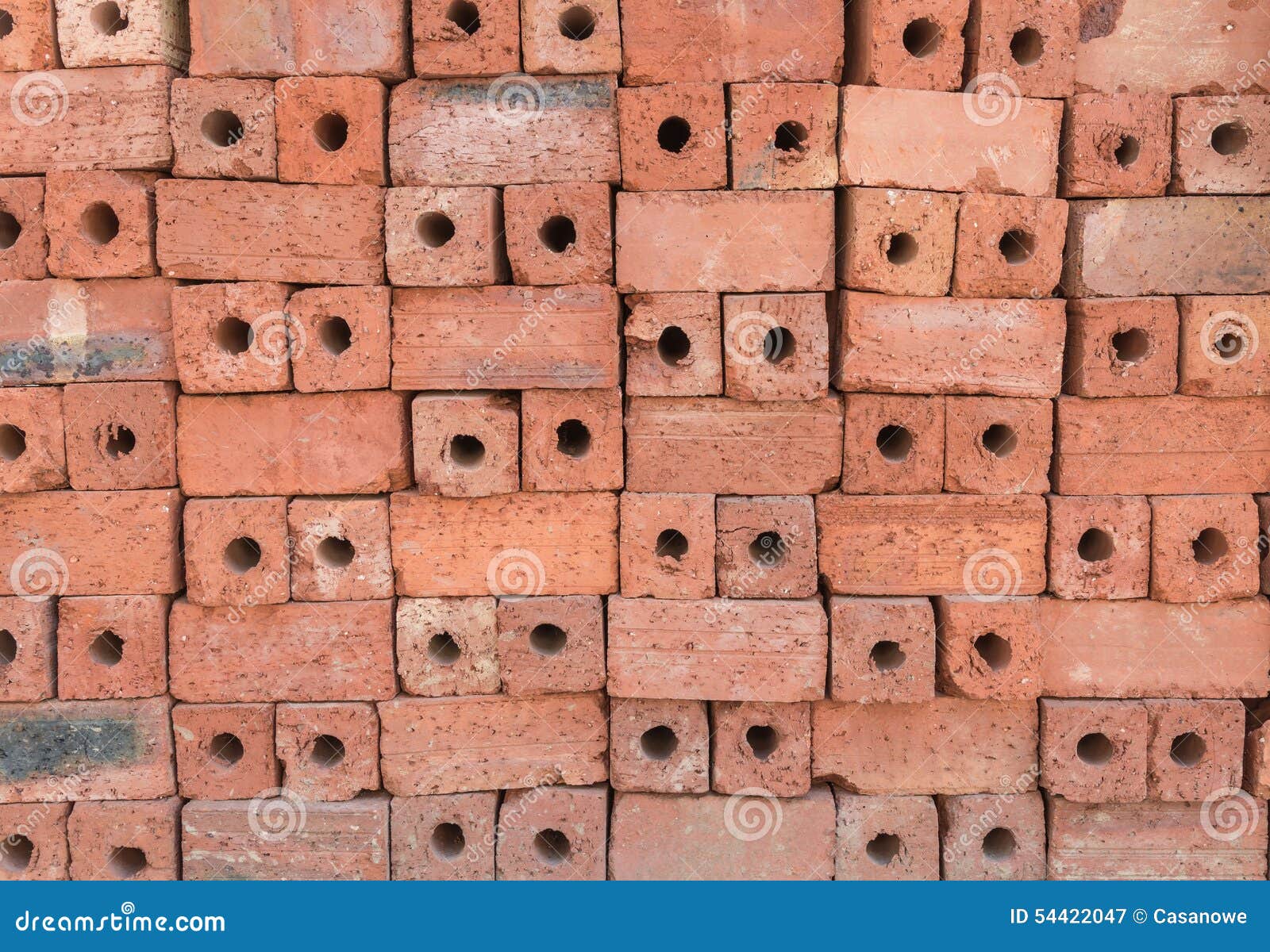 Red Clay Bricks for Construction Stock Image Image of construction