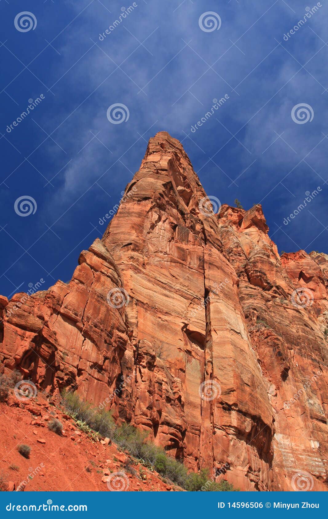 Red cliff mountains stock photo. Image of reef, canyon 14596506
