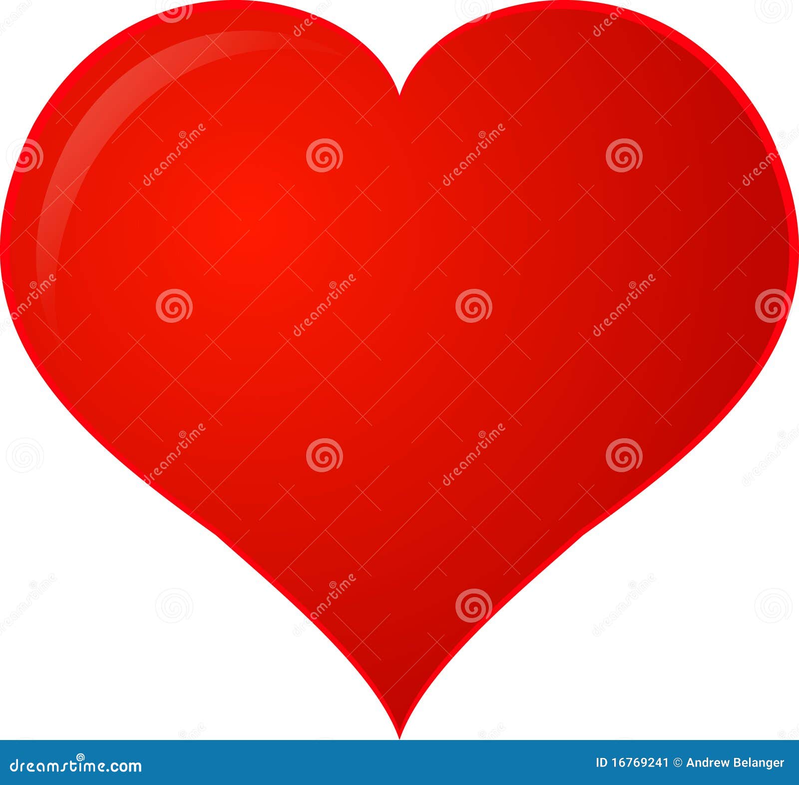 red clipart heart