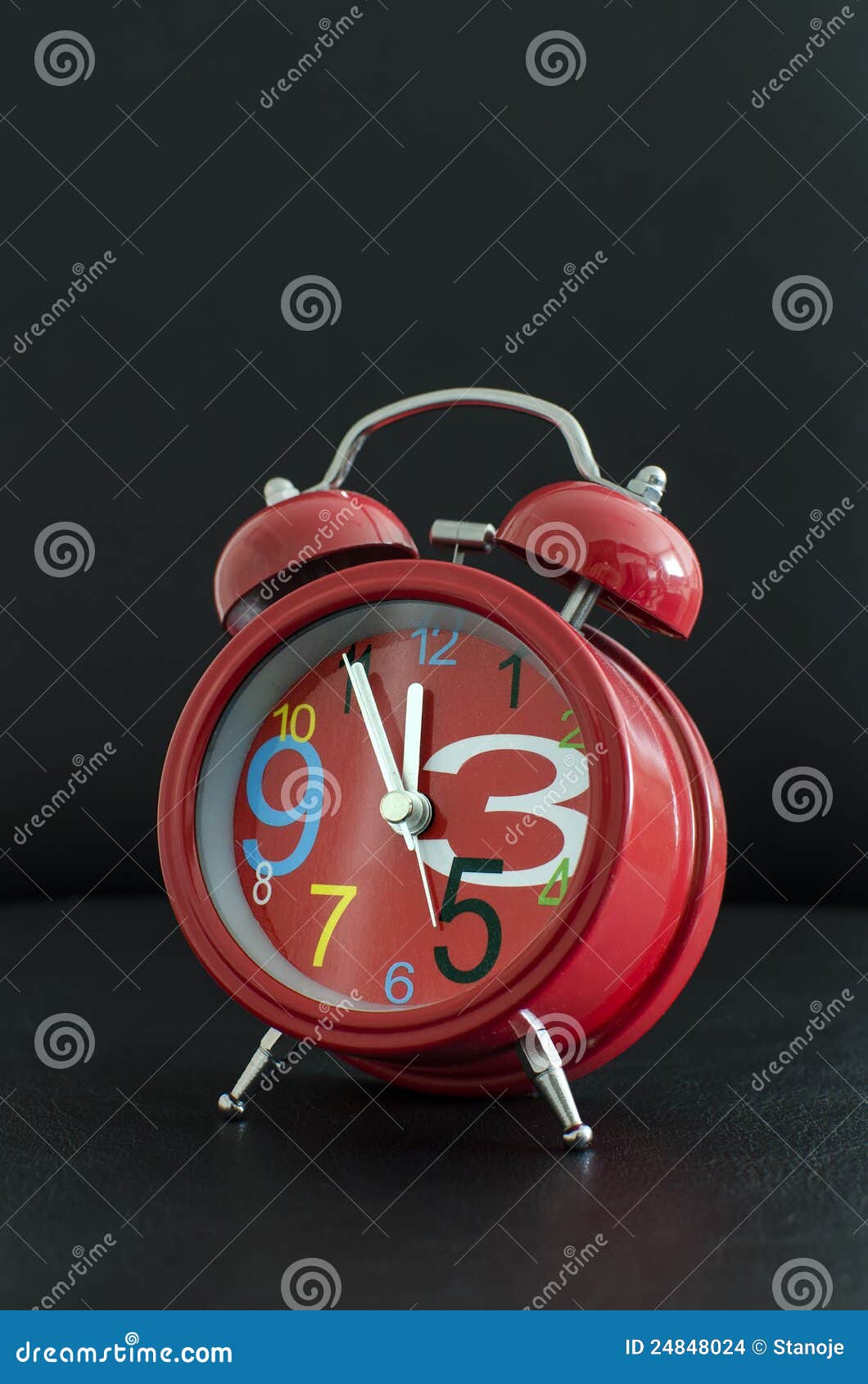 red timer clock red timer clock