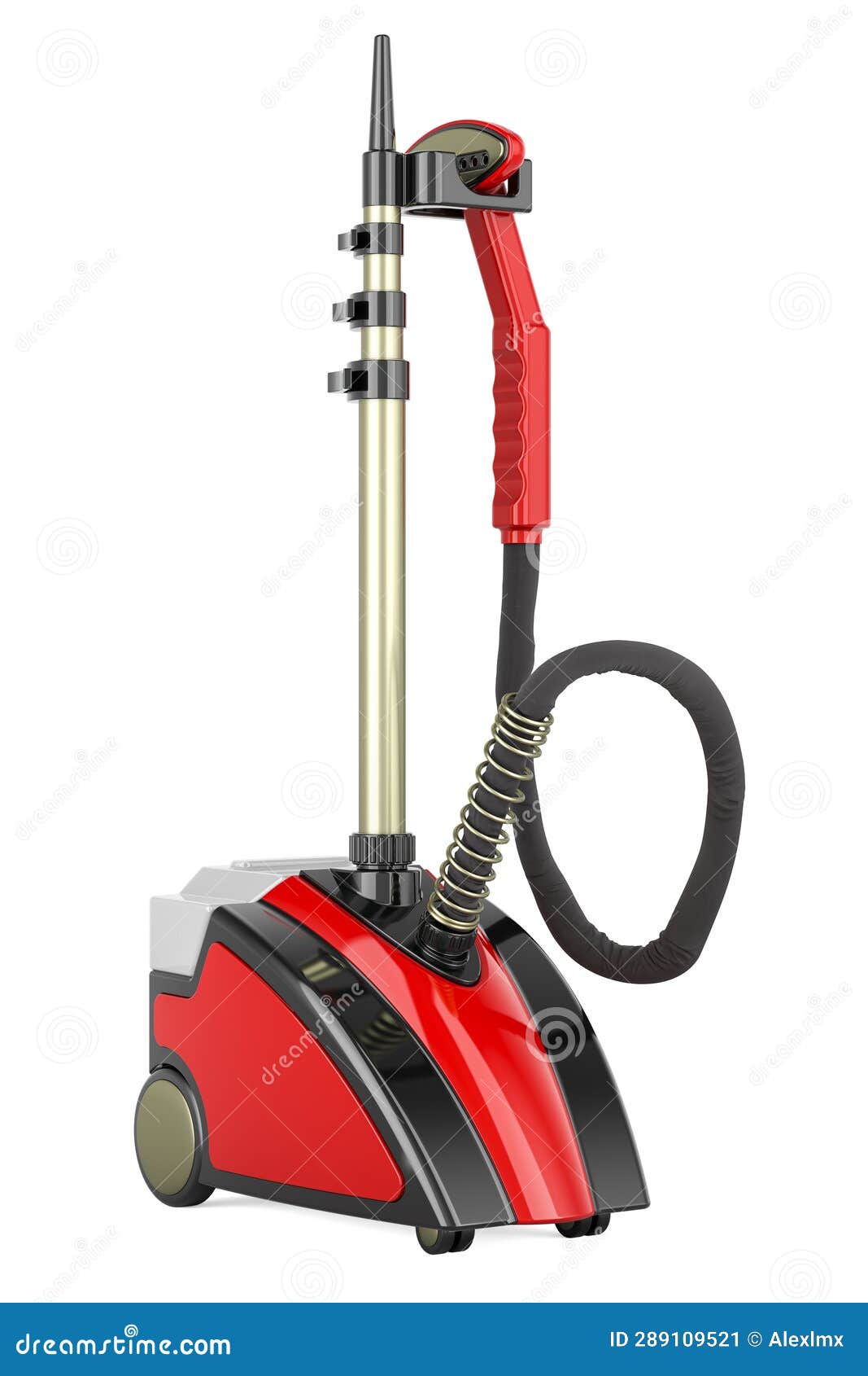 Clothes Steamer With Jet Icon. Linear Logo Of Electric Fabric Steam