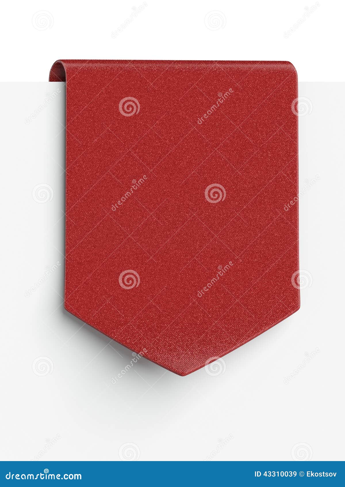 Red clothing label stock image. Image of material, patterns 43310039