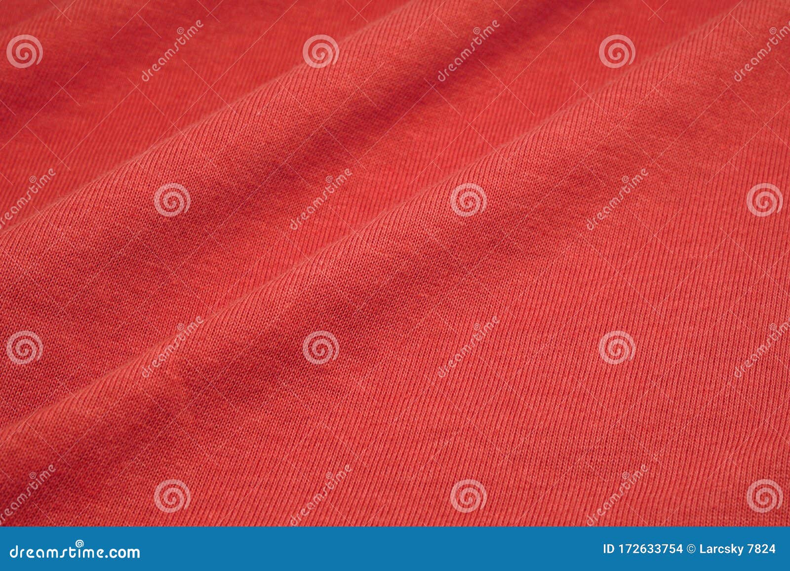 Red Color Surface Cotton Fabric - Waving Backdrops Texture Background ...