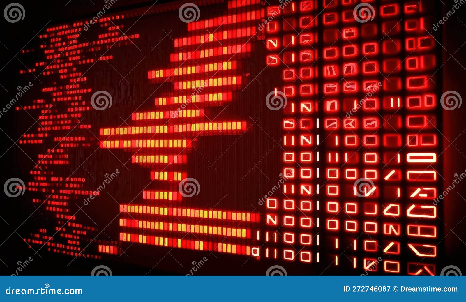 Red Colored Text. Computer Code Program. Beautiful Colorful ...