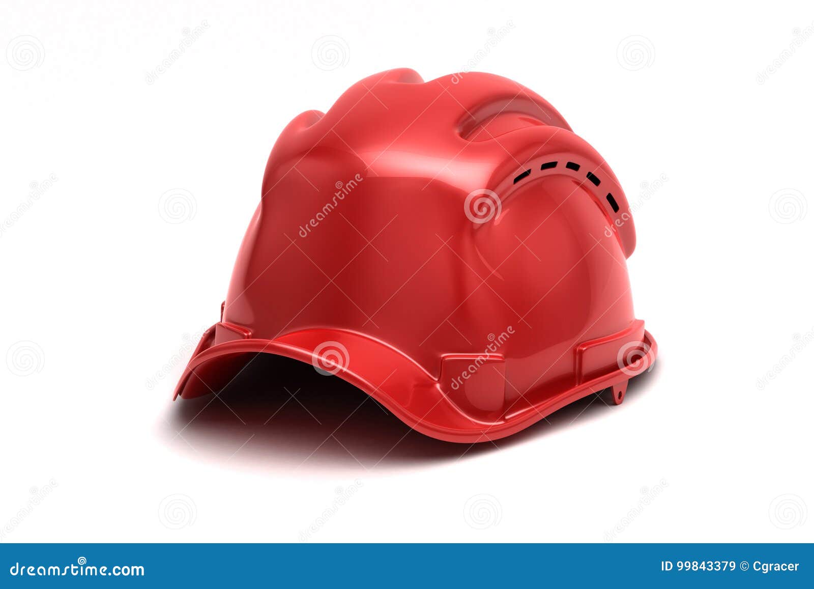 Red construction hat stock image. Image of craftsman 99843379