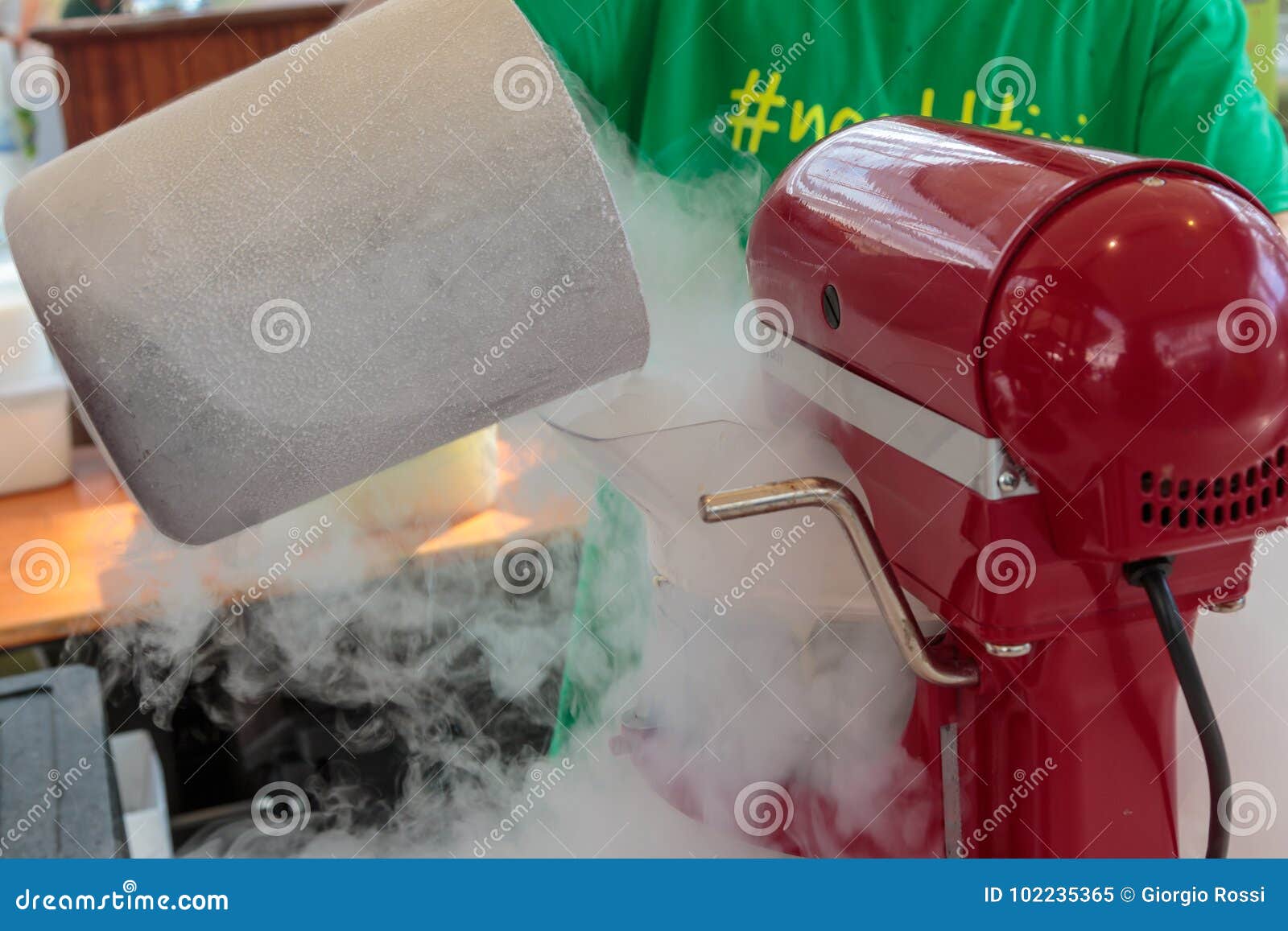 Red Cooking Device, Electric Bakery Machine Stock Image Image of