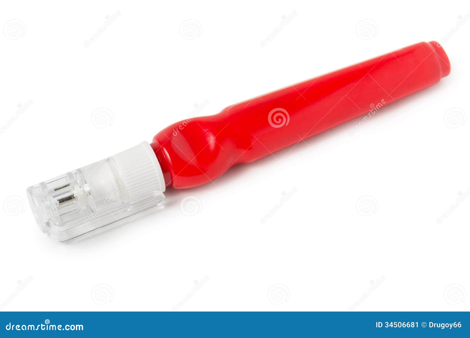 red correction pen