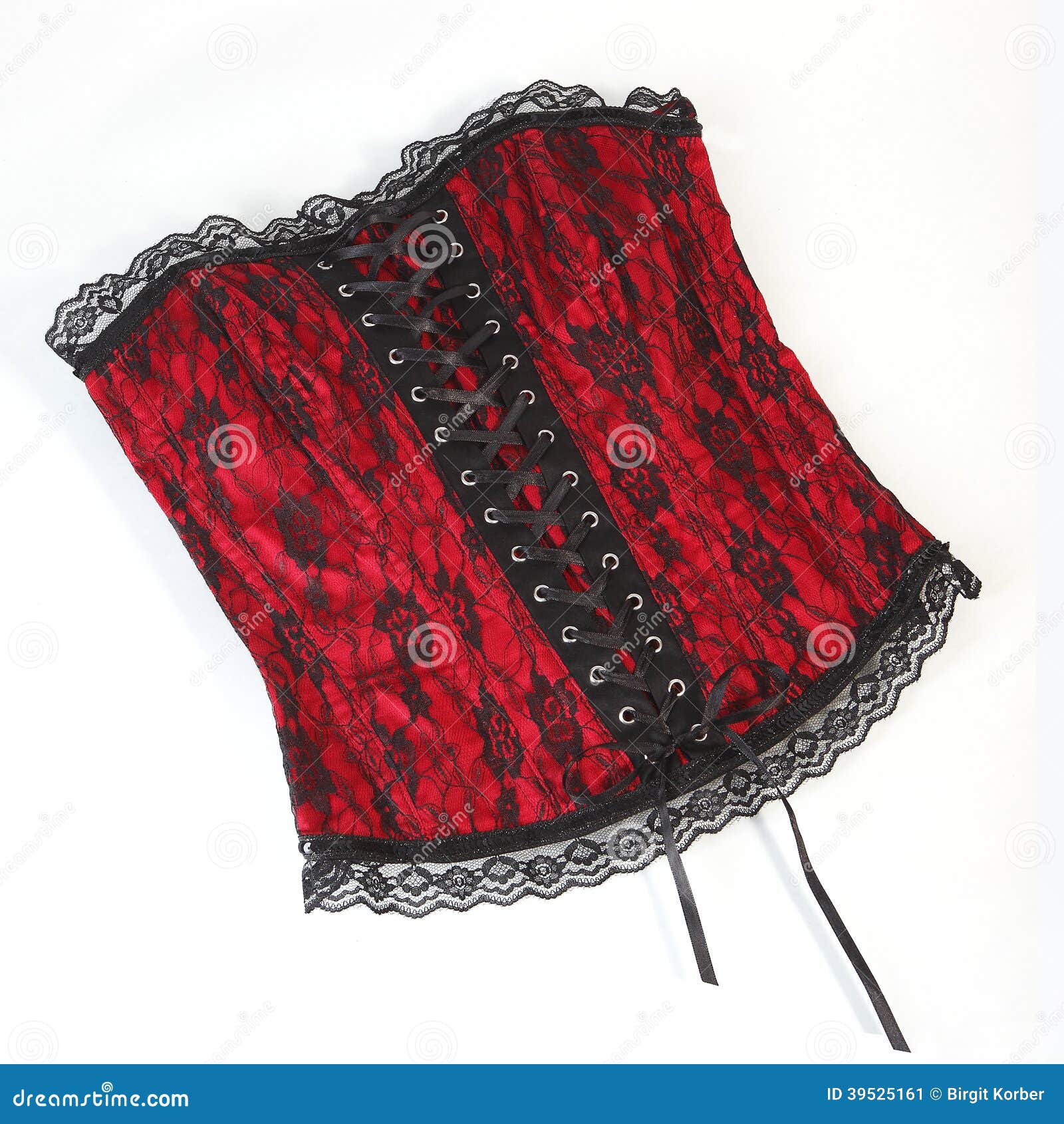 Red corset stock image. Image of attractive, silk, lace 39525161