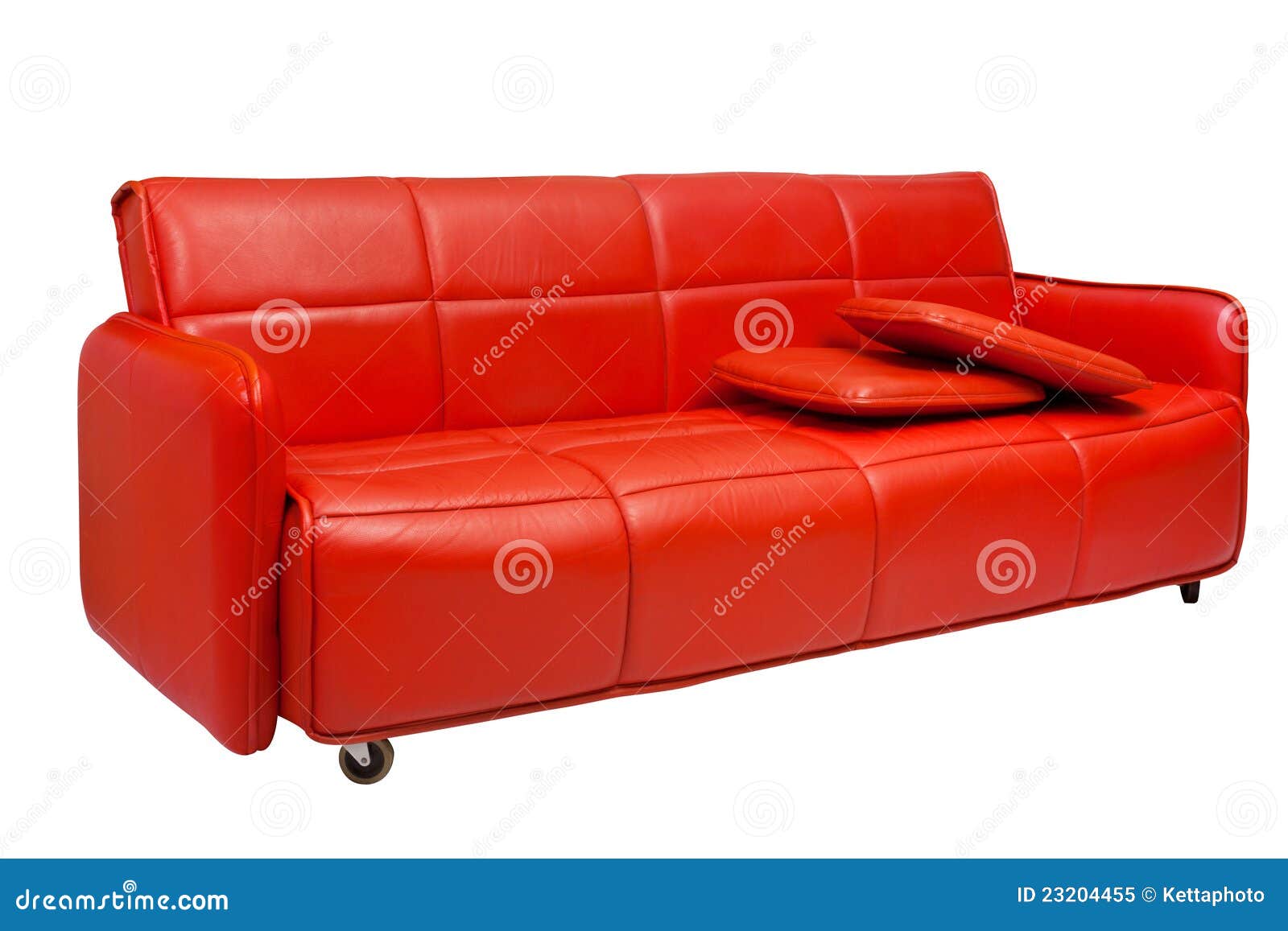 Red couch stock image. Image of lazy, hotel, light, minimalism 23204455